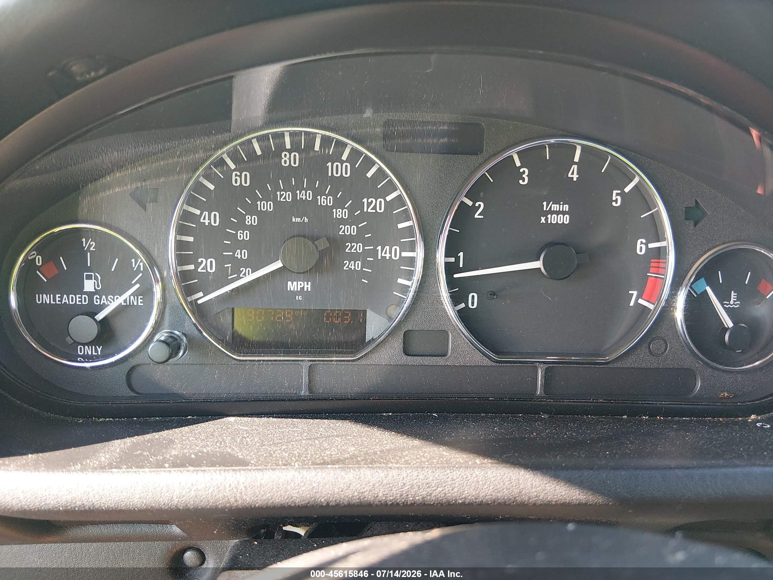 2001 Bmw Z3 3.0i White vin: WBACN53441LL47905