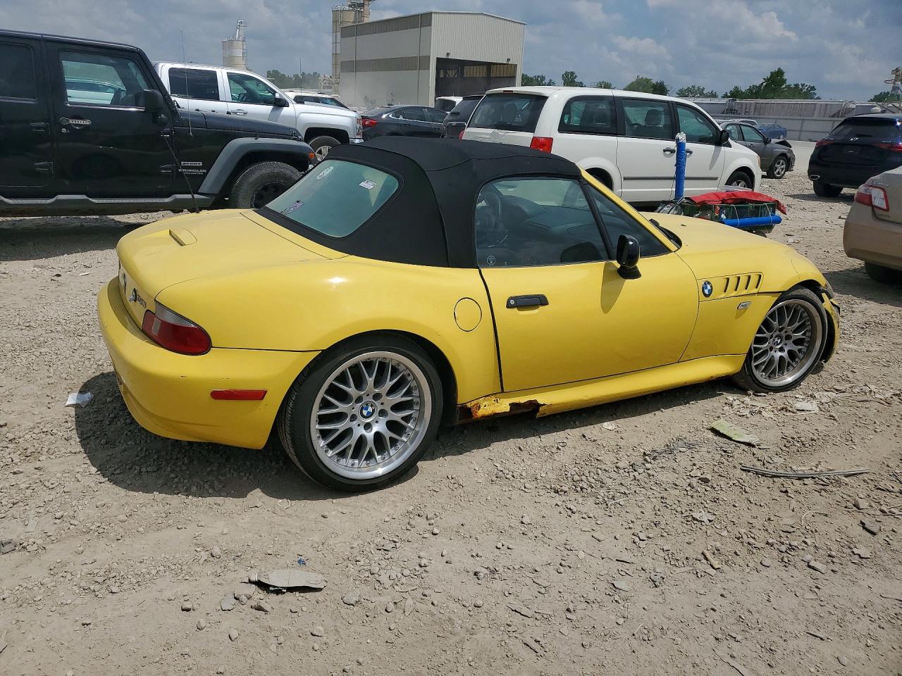 2001 Bmw Z3 3.0 Желтый vin: WBACN53451LJ55876