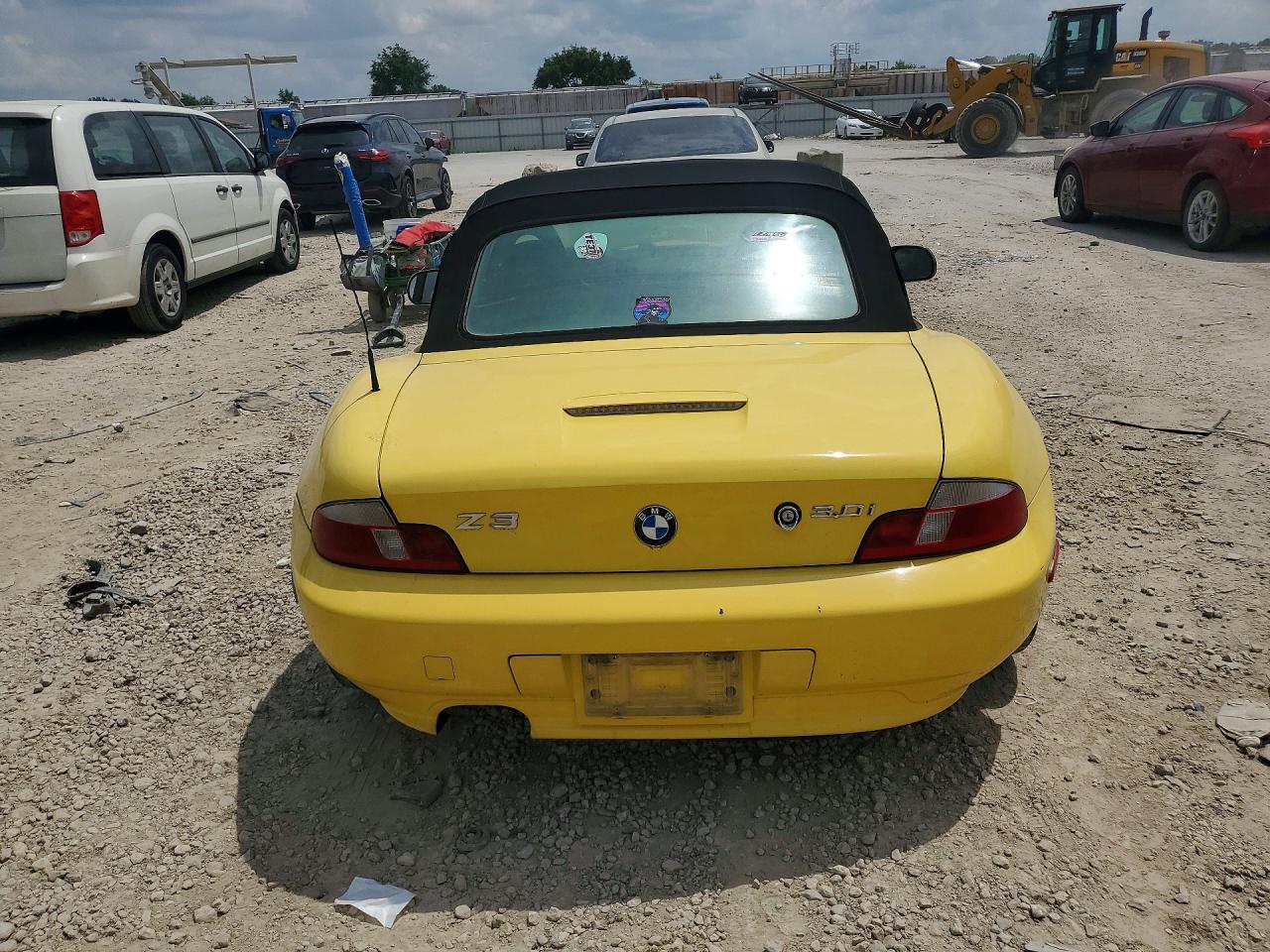 2001 Bmw Z3 3.0 Желтый vin: WBACN53451LJ55876