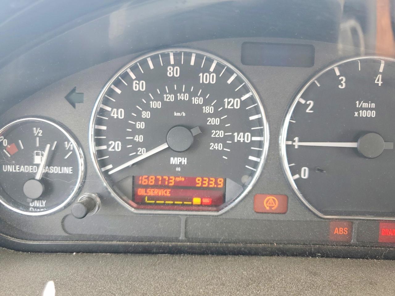 2001 Bmw Z3 3.0 Желтый vin: WBACN53451LJ55876