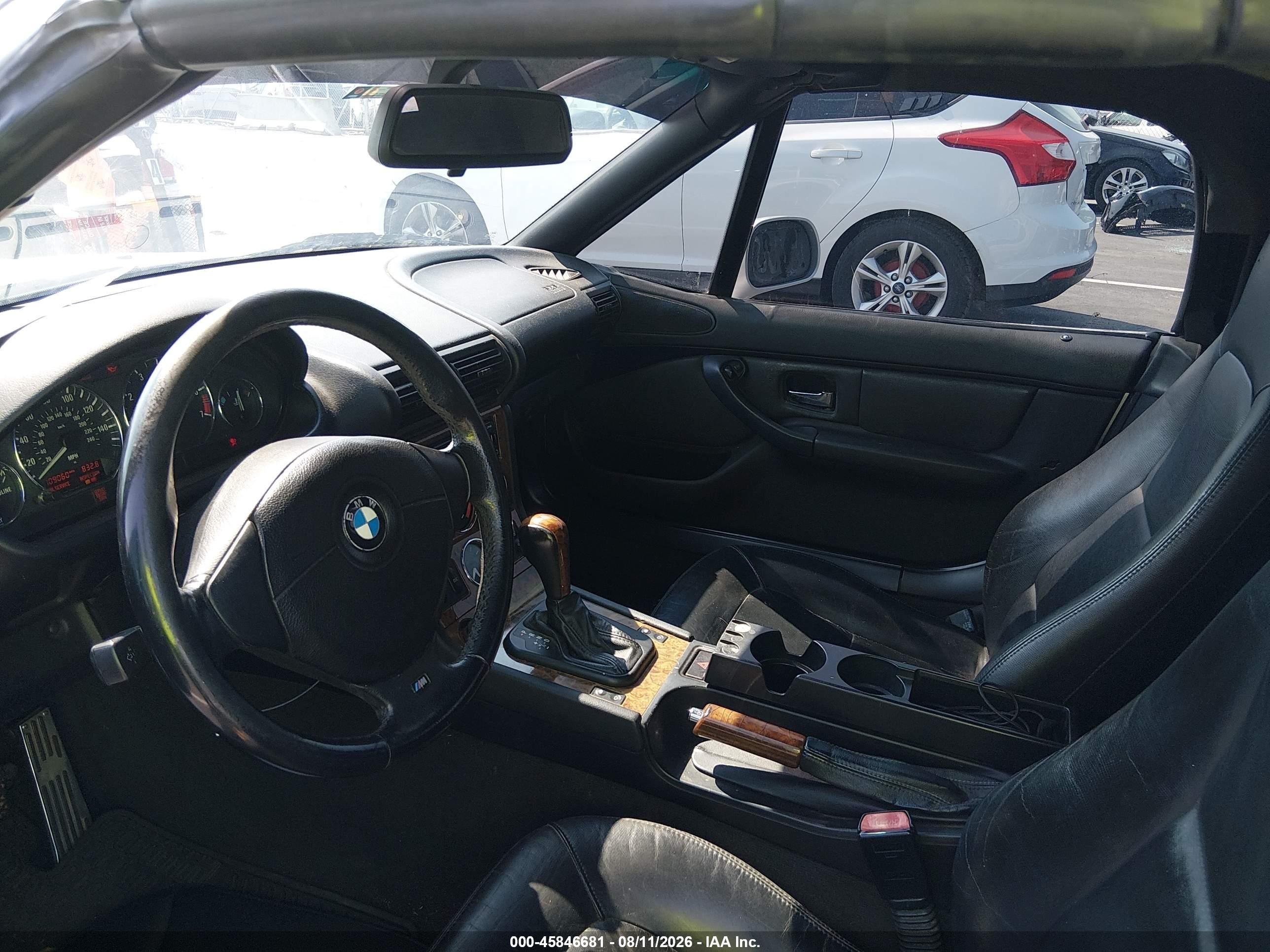 2001 Bmw Z3 3.0i Серебряный vin: WBACN53461LL48361