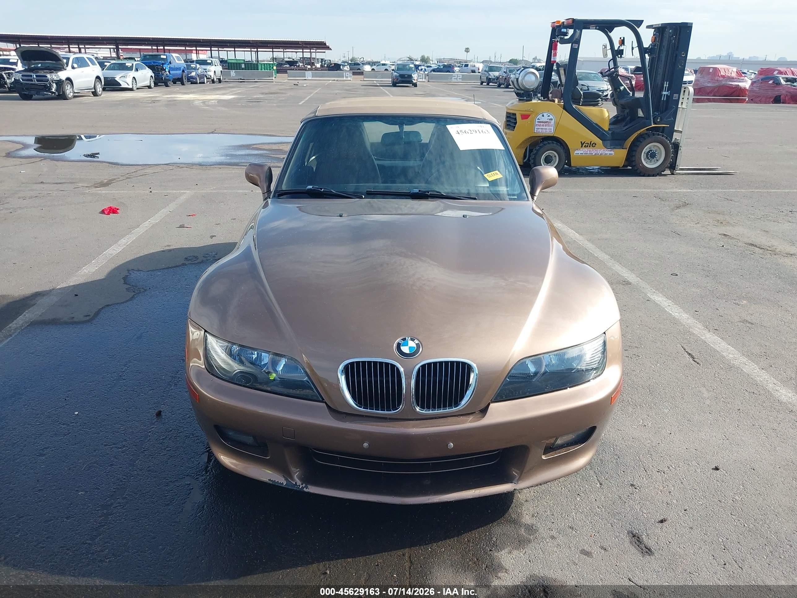 2001 Bmw Z3 3.0i Brown vin: WBACN53481LL47633
