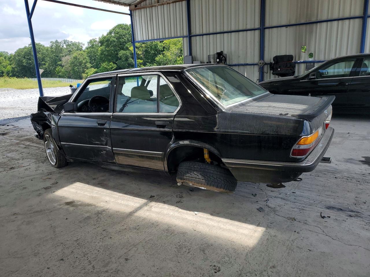 1988 Bmw 535 Automatic Black vin: WBADC8400J3262177