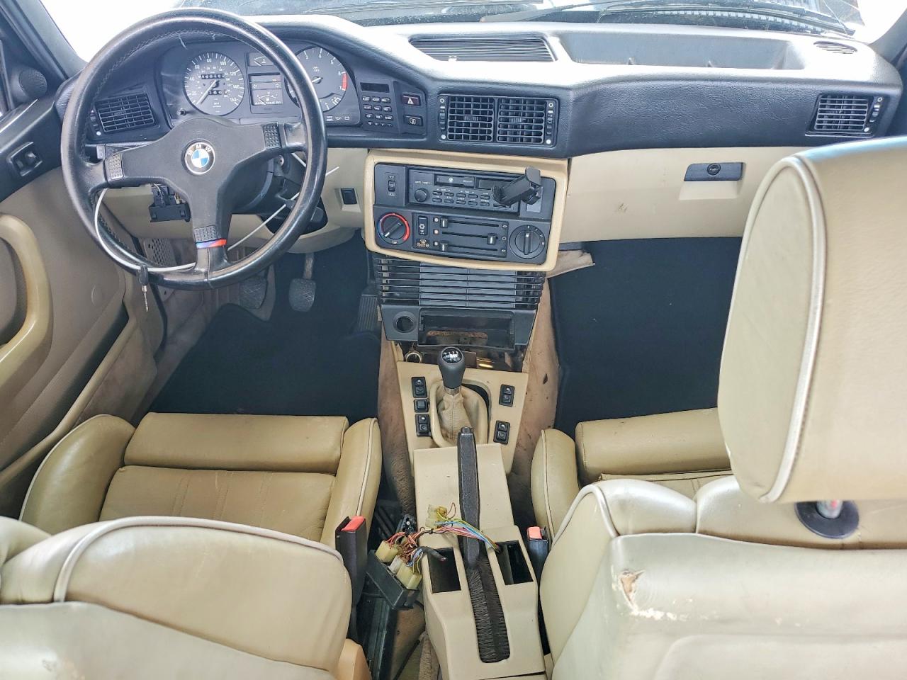 1988 Bmw 535 Automatic Black vin: WBADC8400J3262177