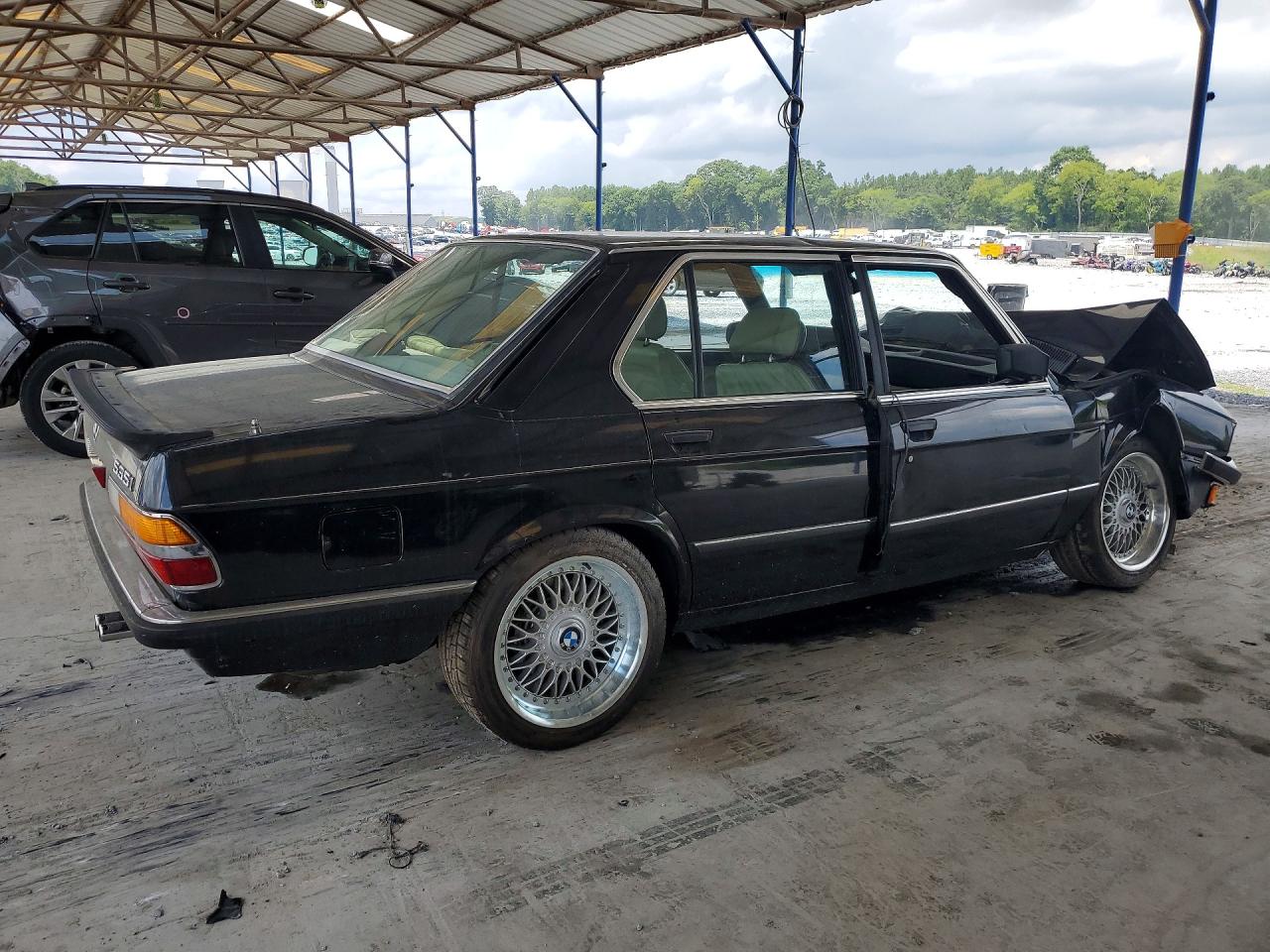 1988 Bmw 535 Automatic Black vin: WBADC8400J3262177