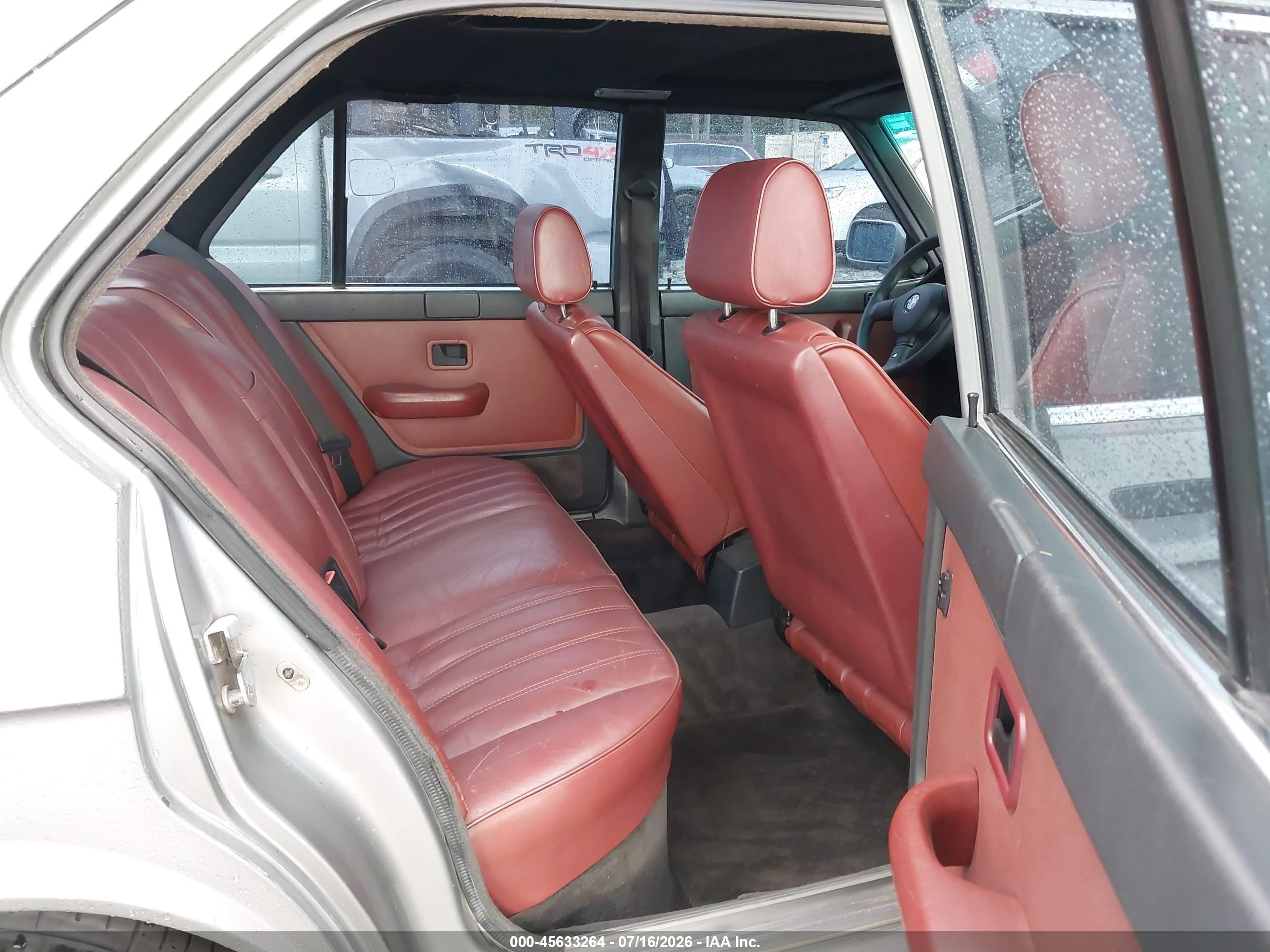 1987 Bmw 535 I Automatic Gray vin: WBADC8401H1721089