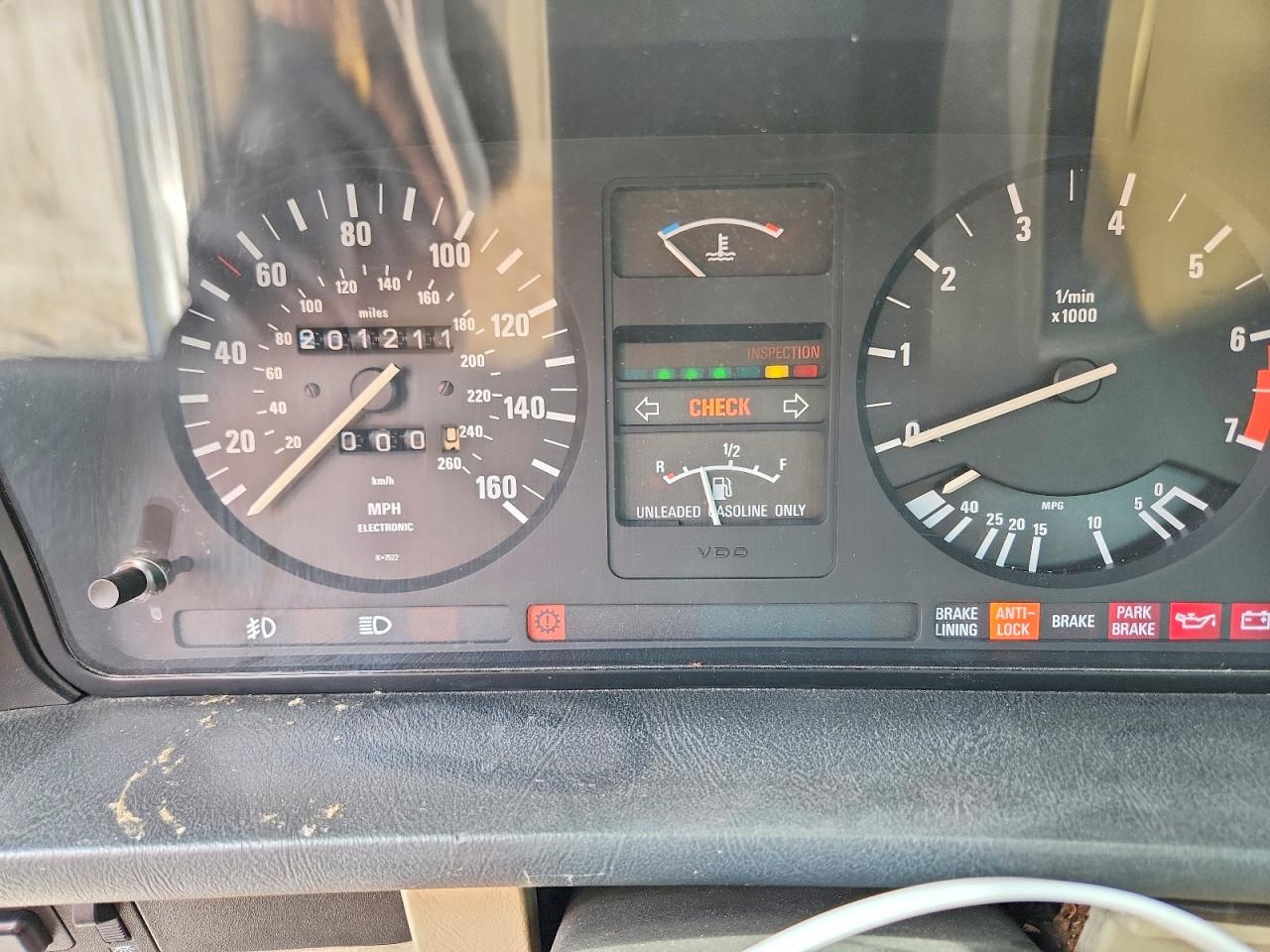 1986 Bmw 535 I Automatic Gray vin: WBADC8405G1720204