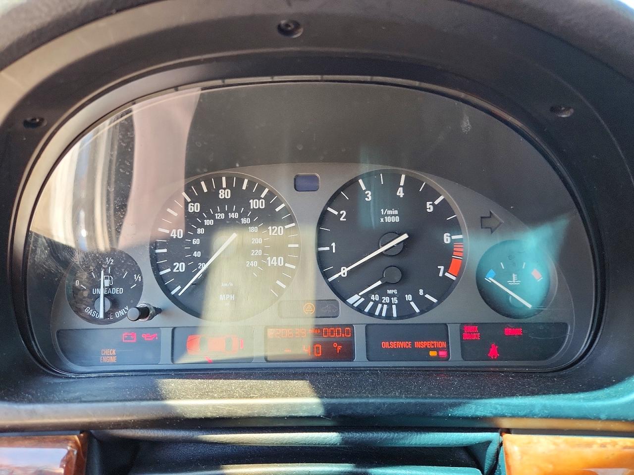 1997 Bmw 528 I Silver vin: WBADD5320VBV53465