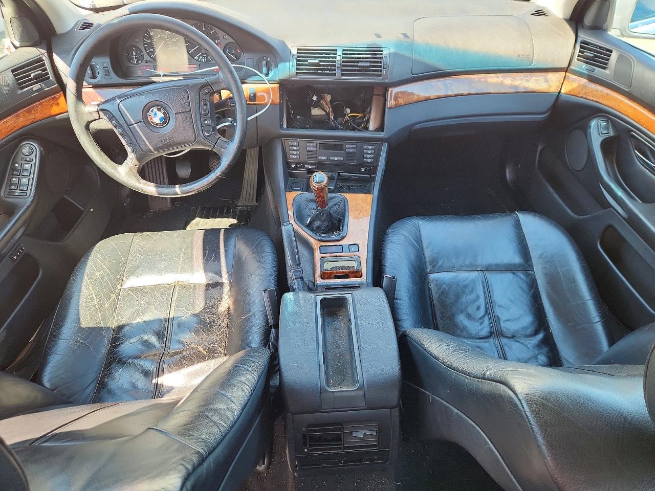 1997 Bmw 528 I Silver vin: WBADD5320VBV53465