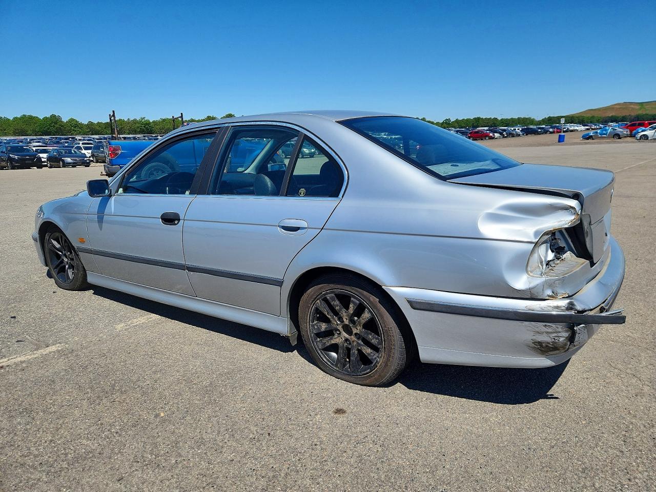 1997 Bmw 528 I Silver vin: WBADD5320VBV53465