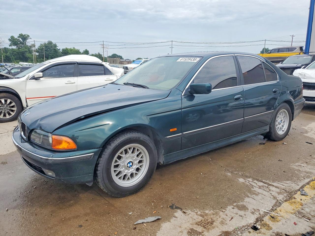 1998 Bmw 528 I Green vin: WBADD5321WBV55470