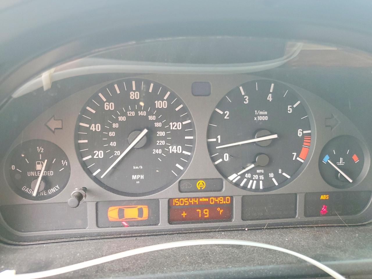 1998 Bmw 528 I Green vin: WBADD5321WBV55470
