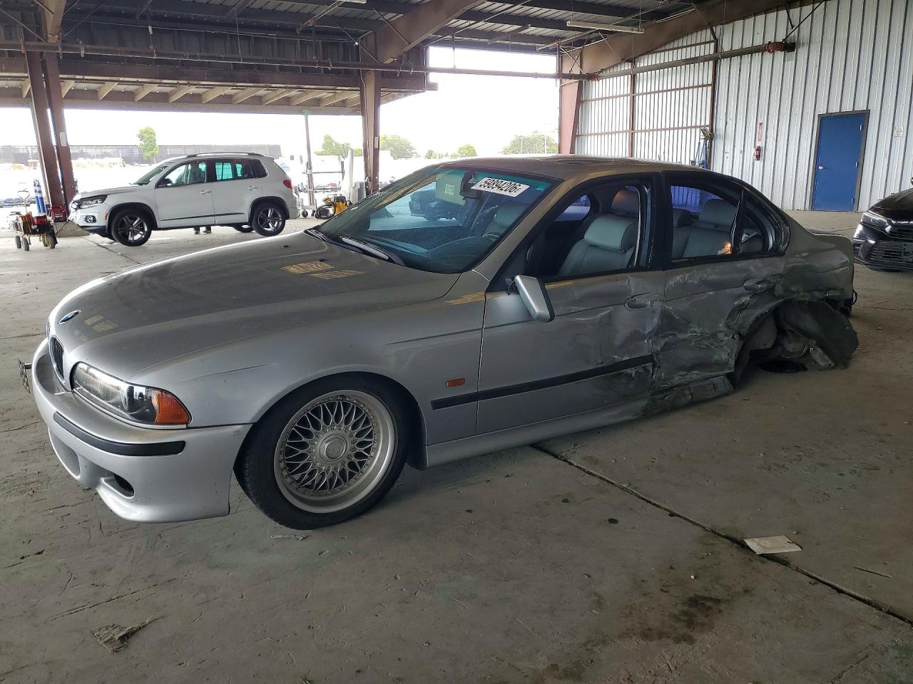 1998 Bmw 528 I Silver vin: WBADD5328WBV54512