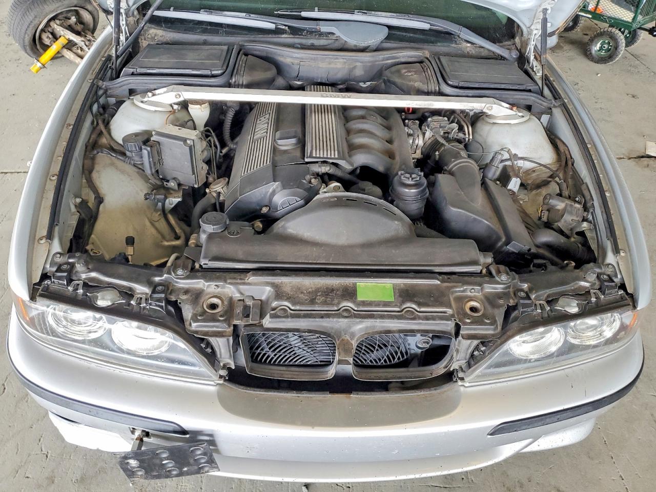 1998 Bmw 528 I Silver vin: WBADD5328WBV54512