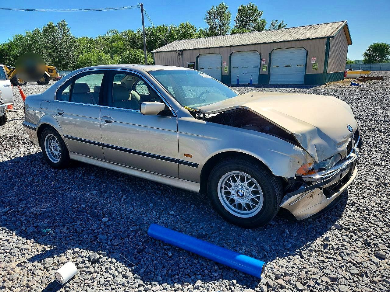 1998 Bmw 528 I Automatic Tan vin: WBADD6323WGT92183