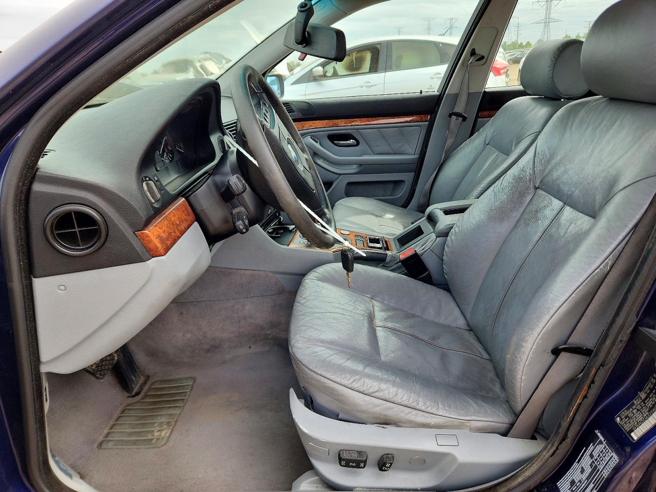 1998 Bmw 528 I Automatic Blue vin: WBADD6323WGT93222
