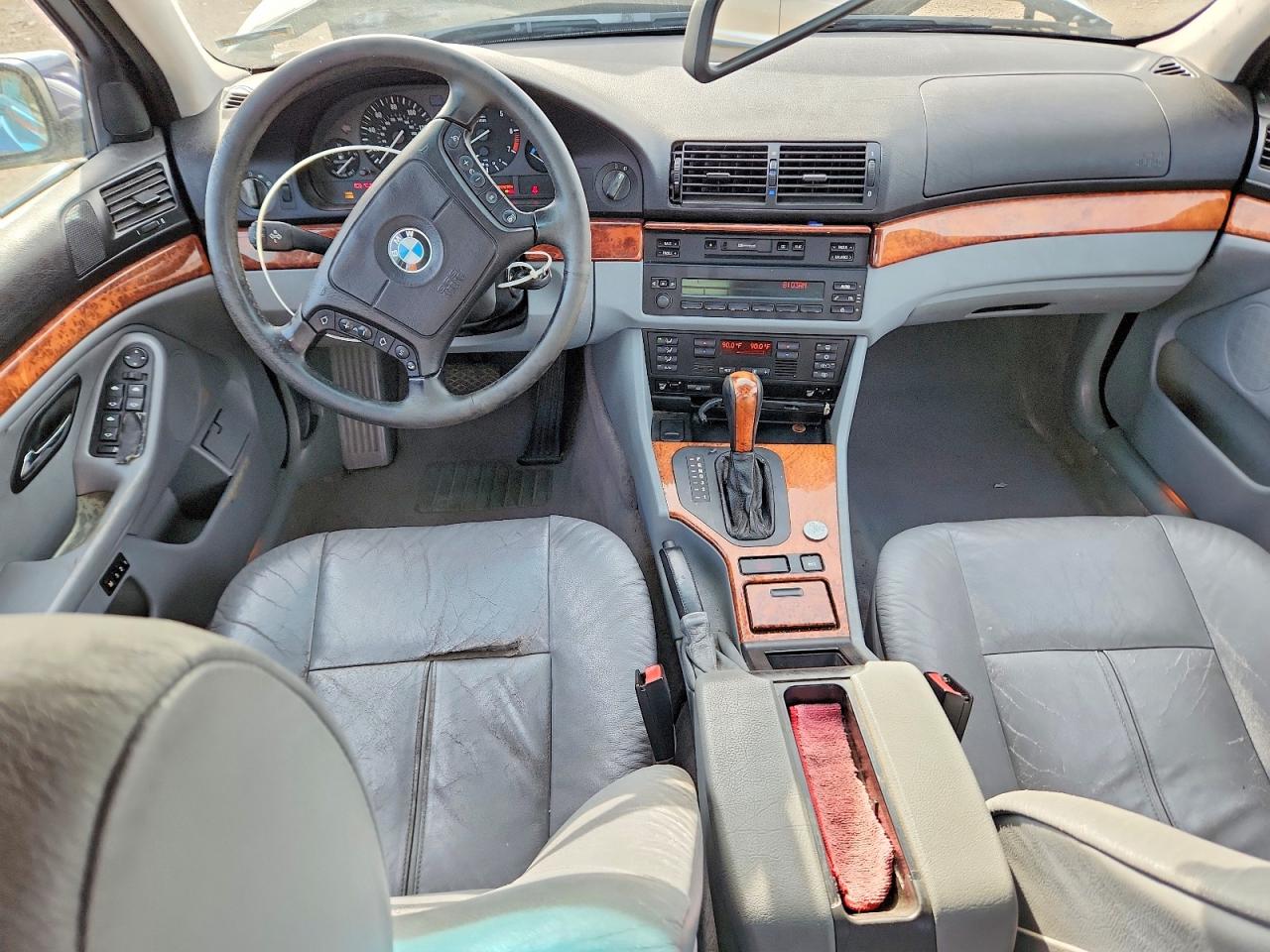 1998 Bmw 528 I Automatic Blue vin: WBADD6323WGT93222