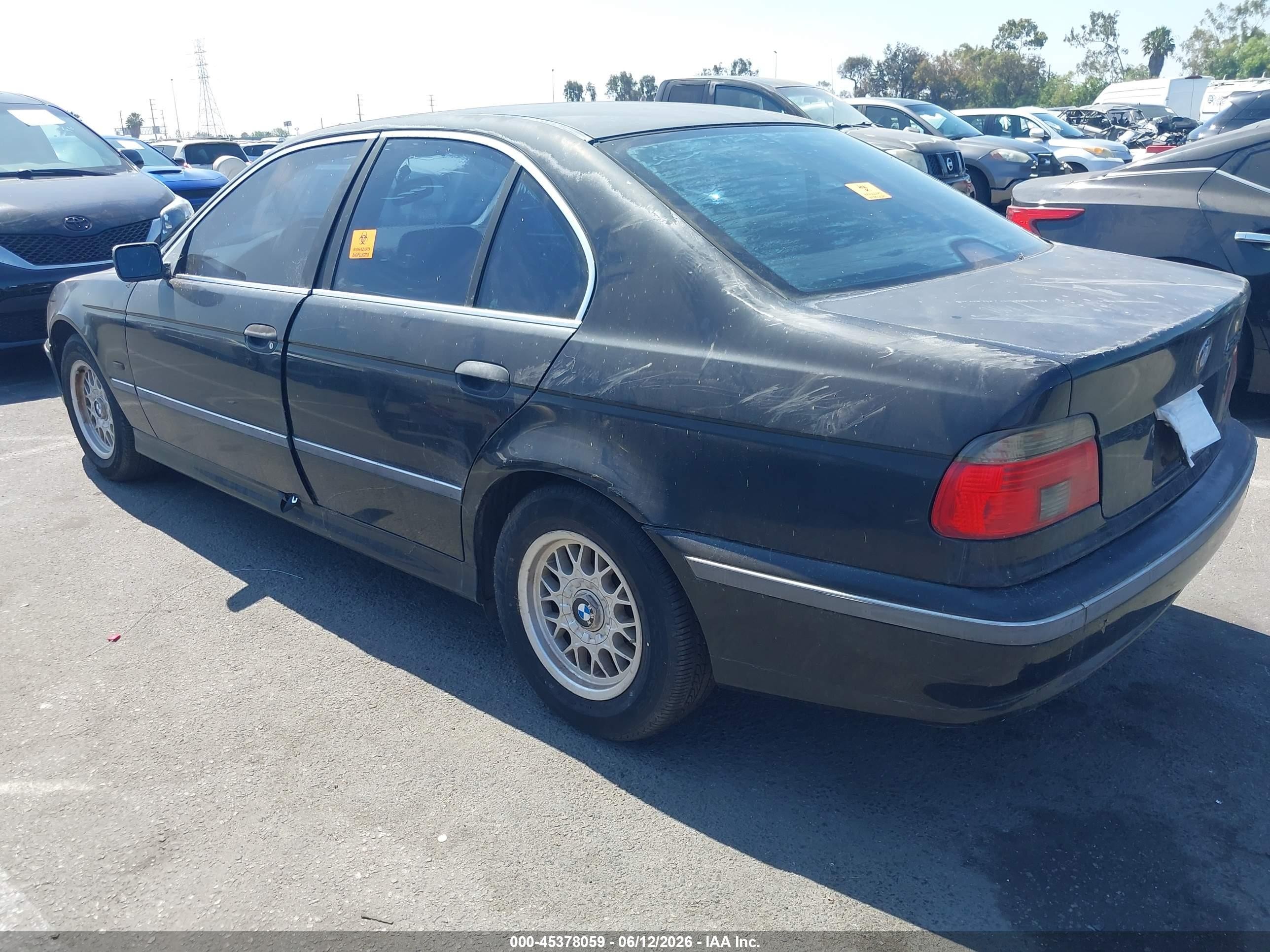 1998 Bmw 528i   Black vin: WBADD6324WBW30913