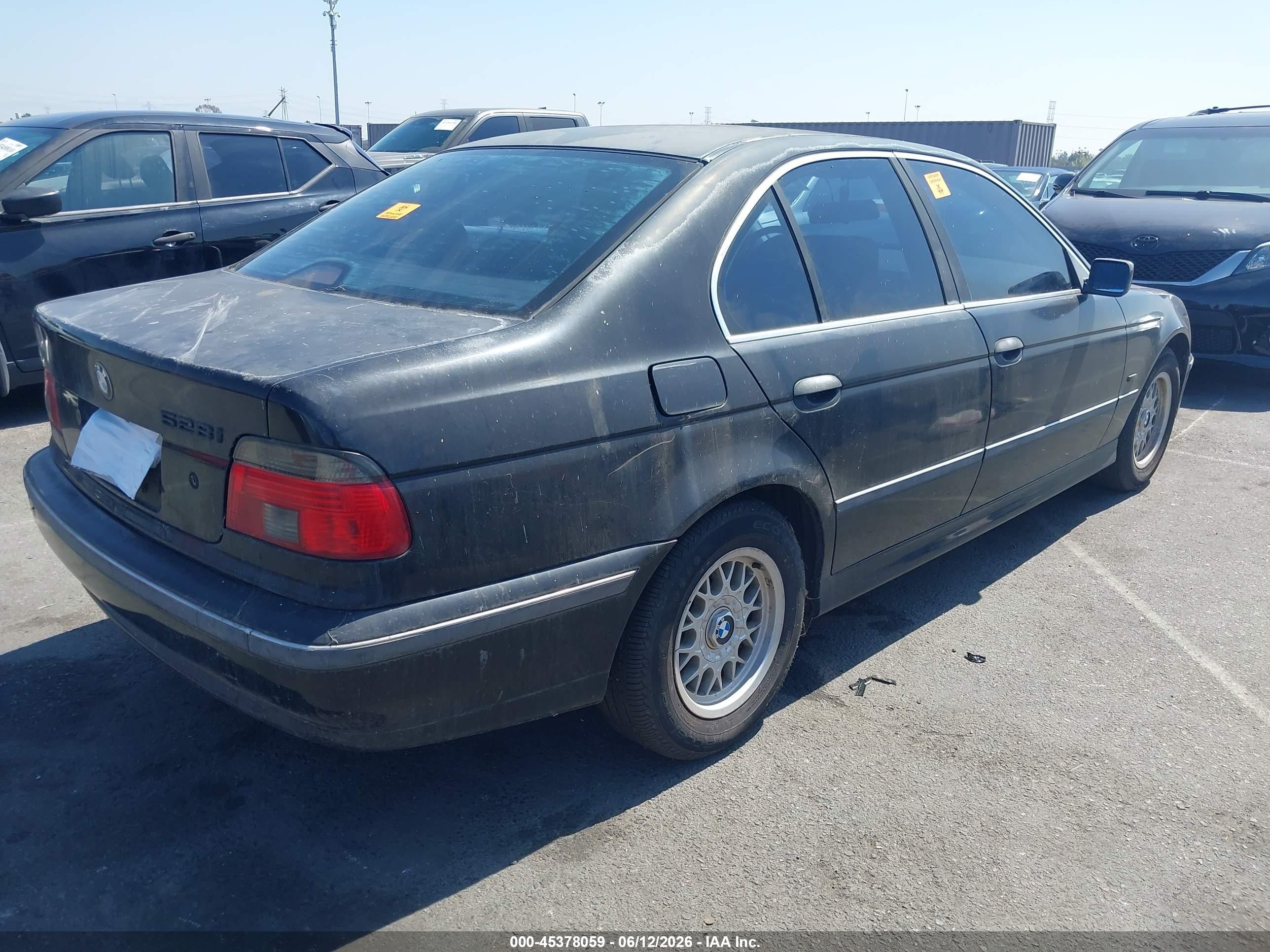 1998 Bmw 528i   Black vin: WBADD6324WBW30913