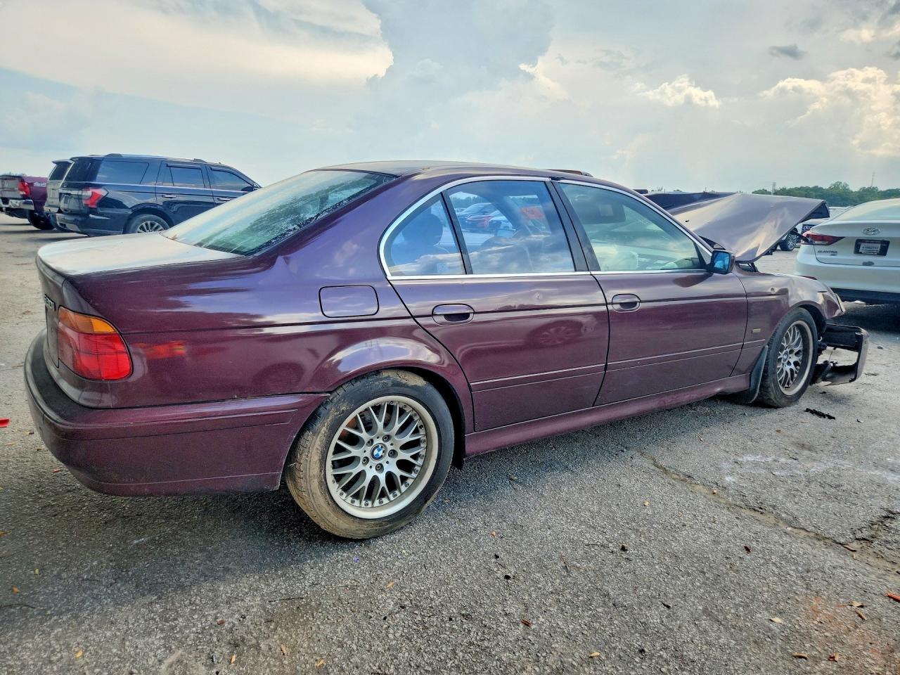 1997 Bmw 528 I Automatic Burgundy vin: WBADD6326VBW15988