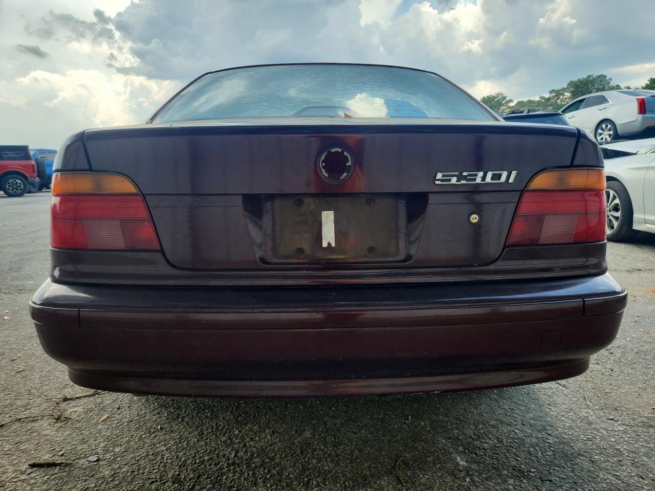 1997 Bmw 528 I Automatic Burgundy vin: WBADD6326VBW15988