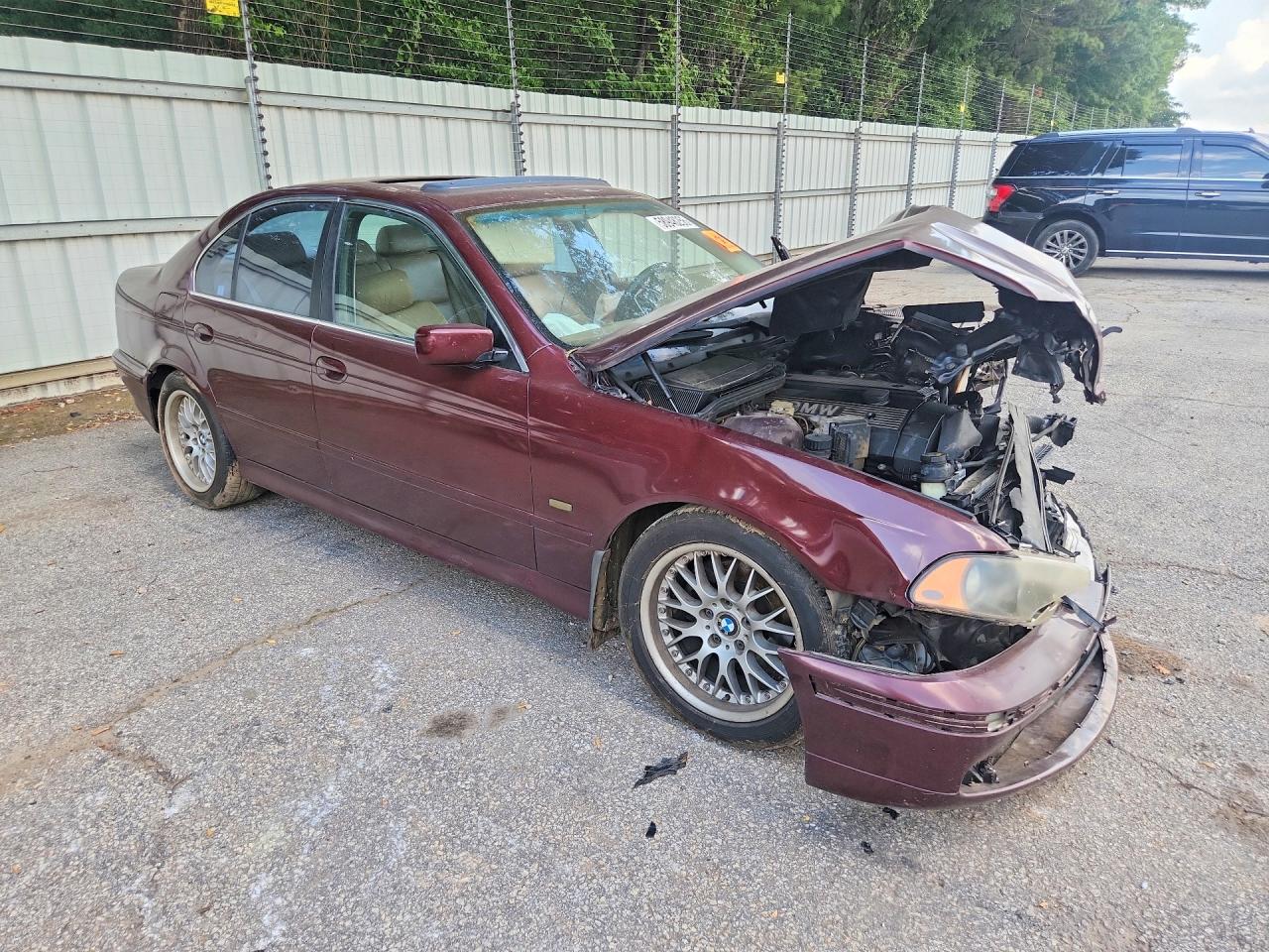 1997 Bmw 528 I Automatic Burgundy vin: WBADD6326VBW15988