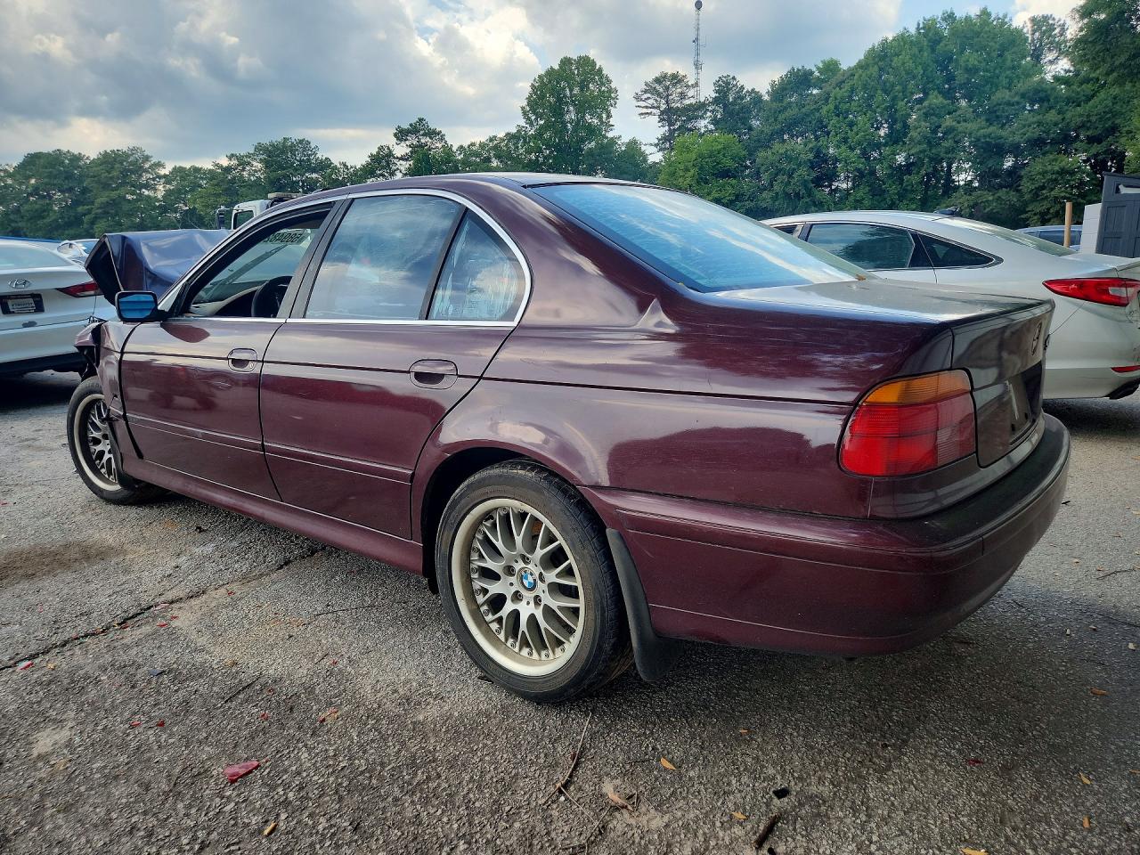 1997 Bmw 528 I Automatic Burgundy vin: WBADD6326VBW15988