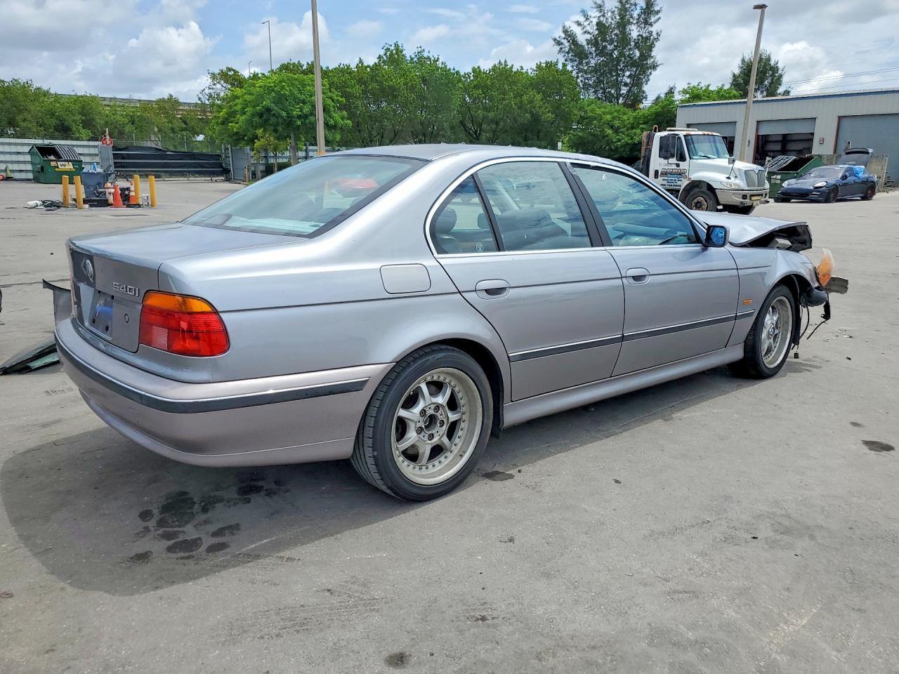 1997 Bmw 540 I Серебряный vin: WBADE5320VBV92568