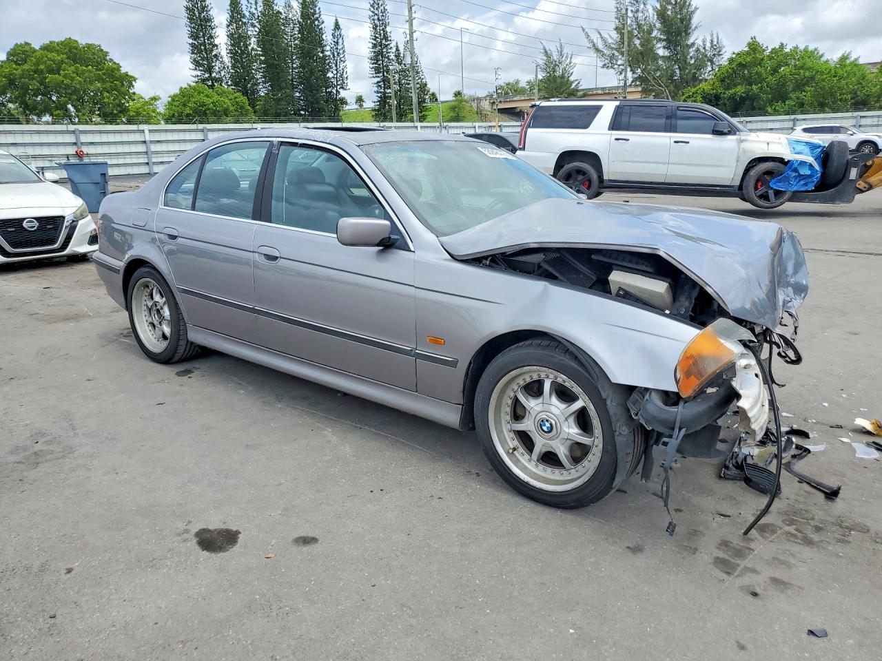 1997 Bmw 540 I Серебряный vin: WBADE5320VBV92568