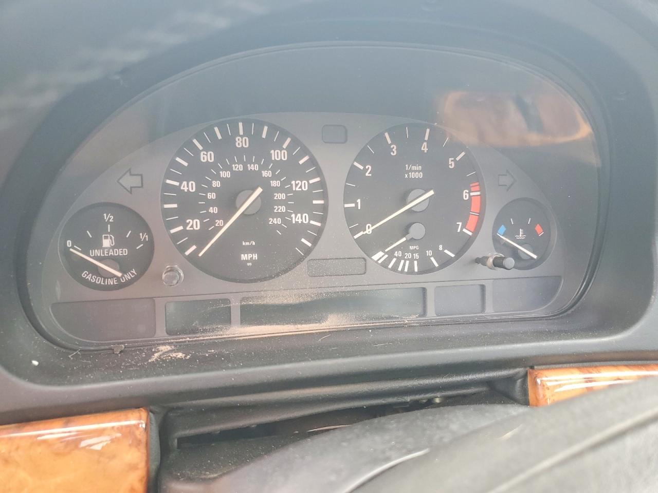 1997 Bmw 540 I Серебряный vin: WBADE5320VBV92568