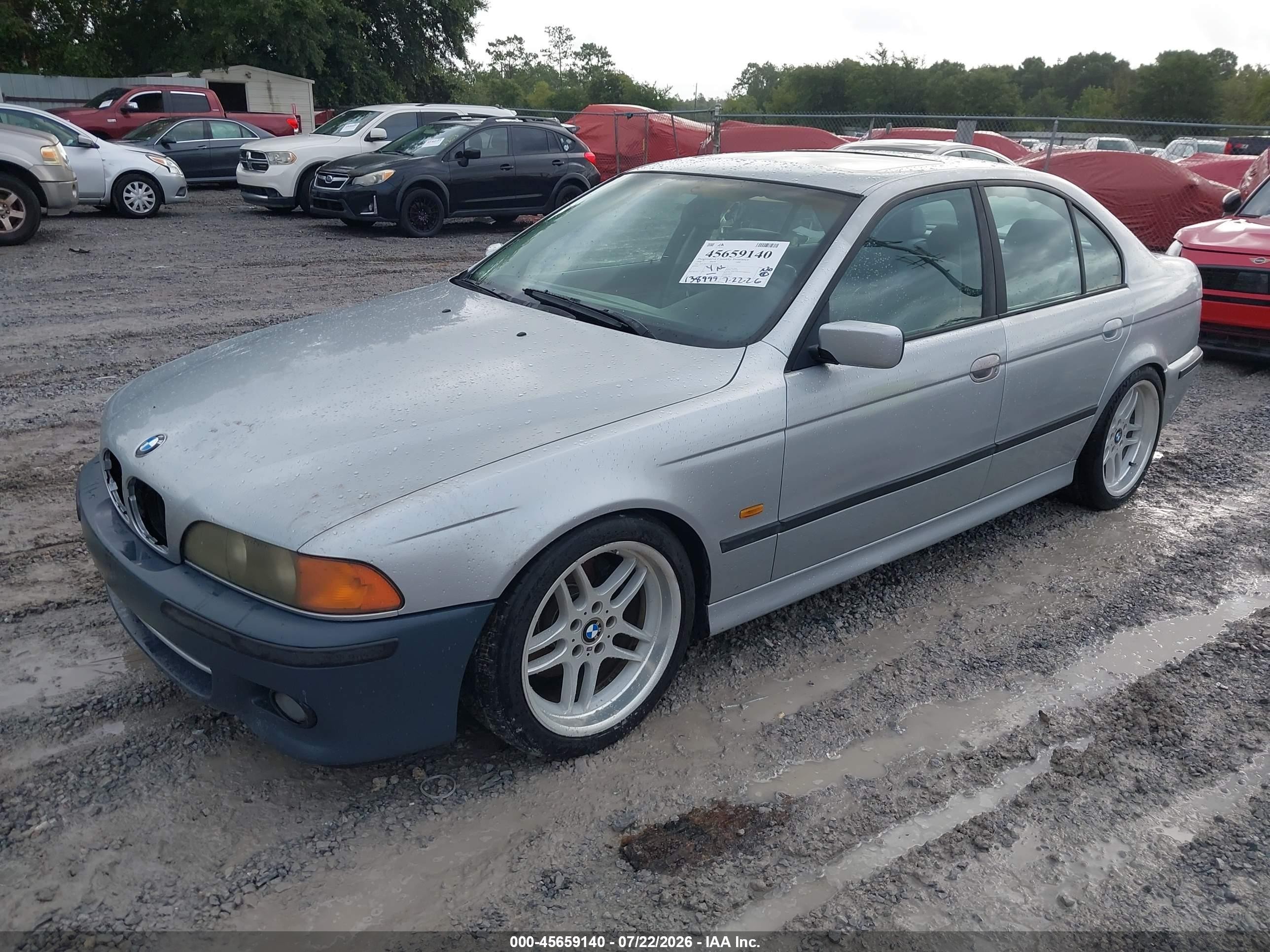 1998 Bmw 540i   Silver vin: WBADE5321WBV92984
