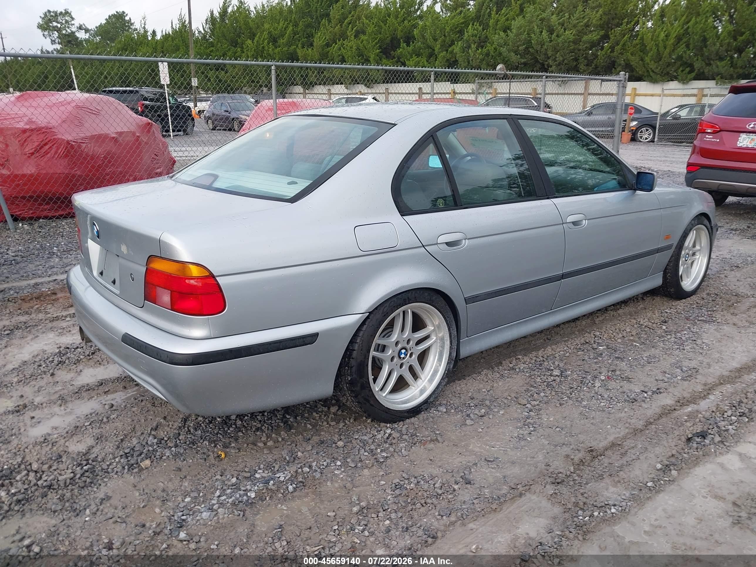 1998 Bmw 540i   Silver vin: WBADE5321WBV92984