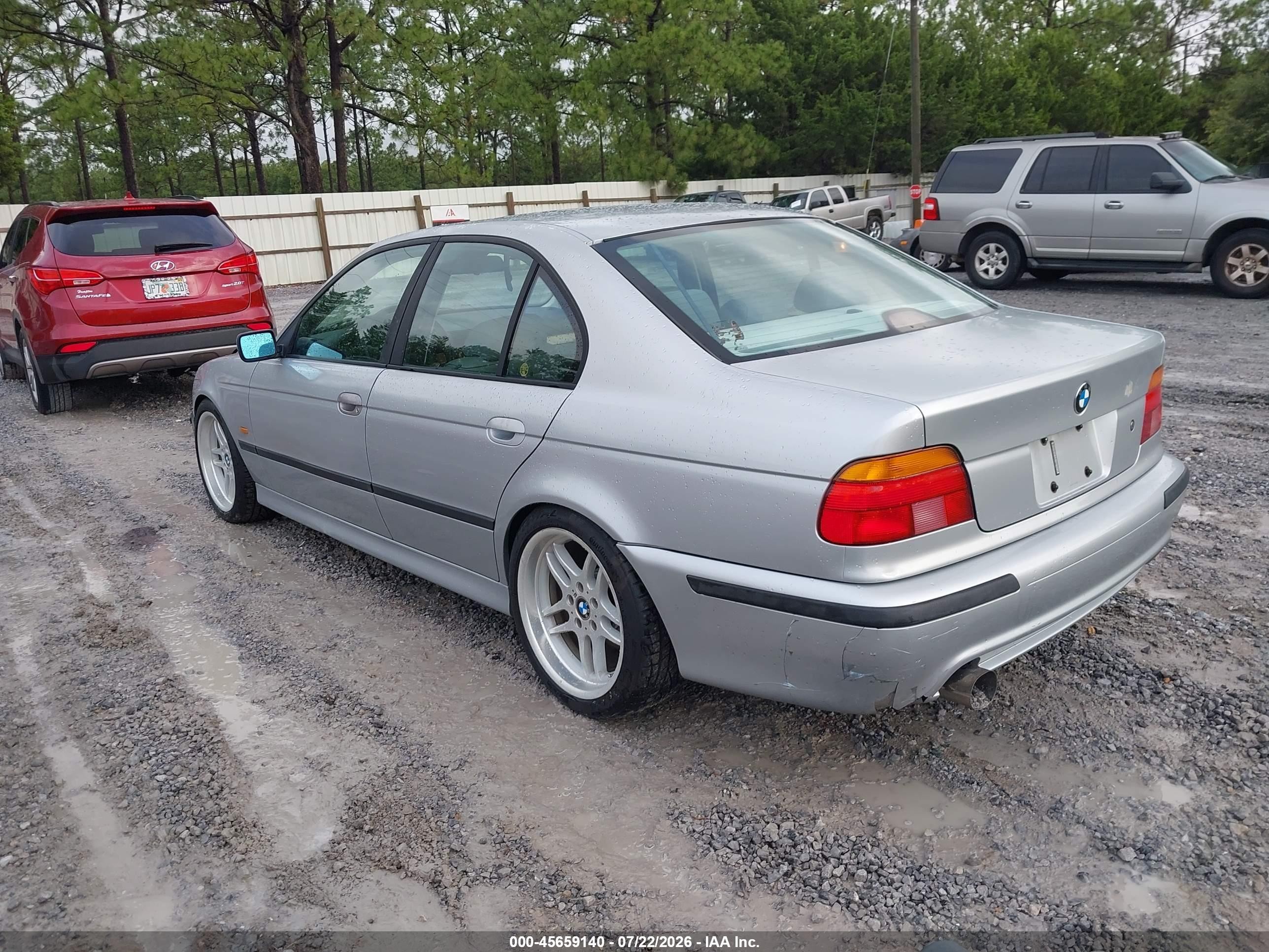 1998 Bmw 540i   Silver vin: WBADE5321WBV92984