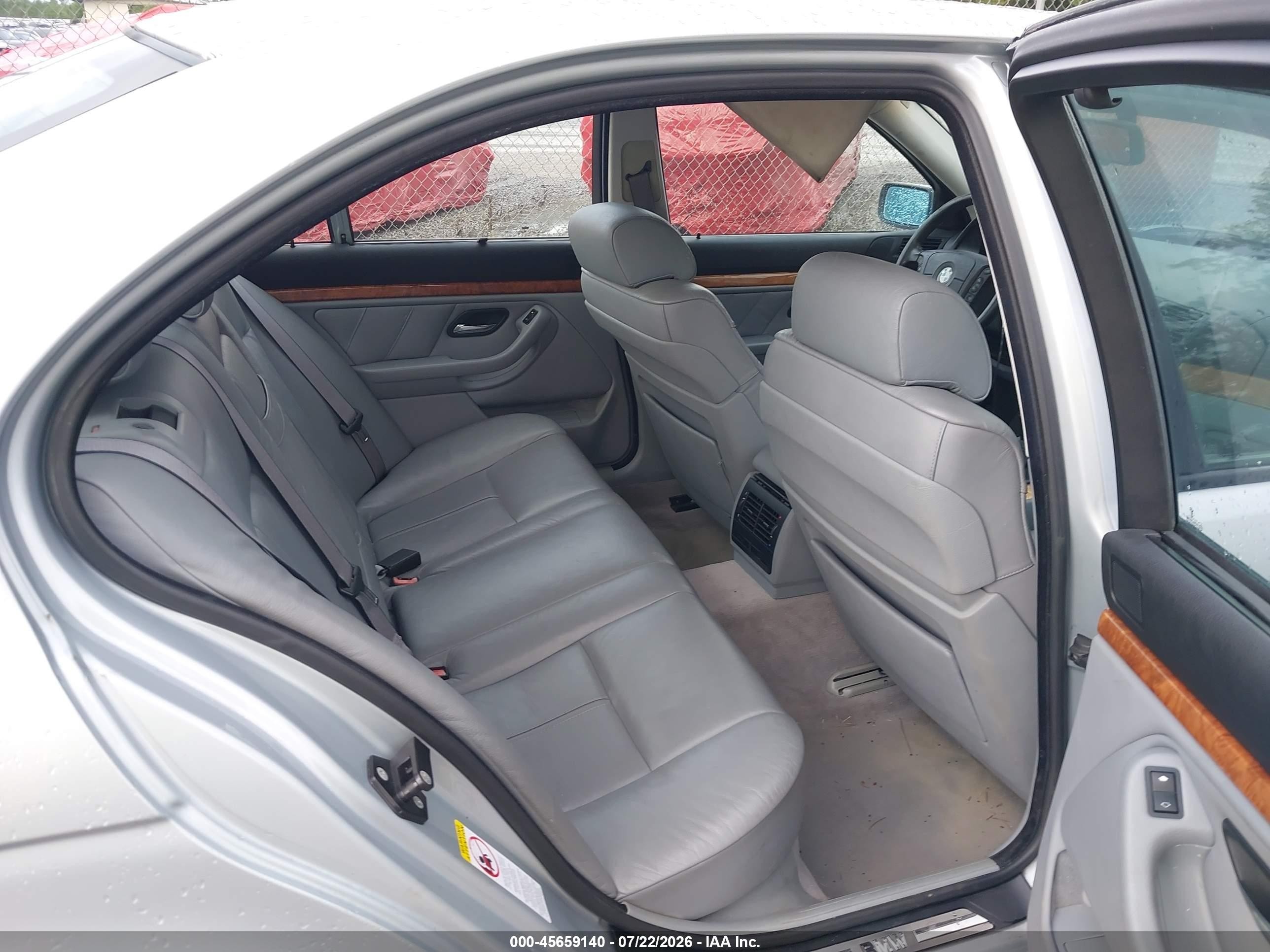 1998 Bmw 540i   Silver vin: WBADE5321WBV92984