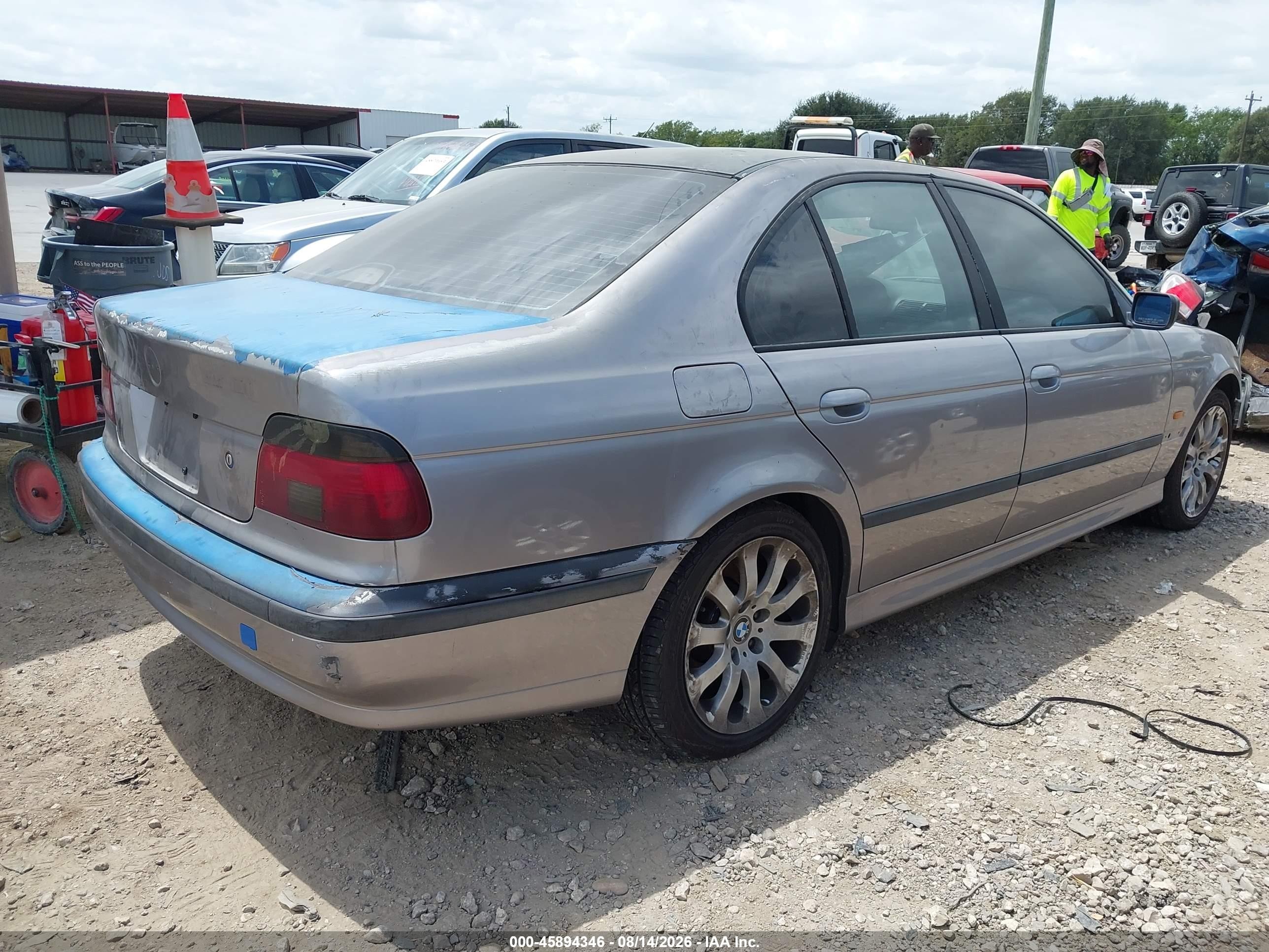 1998 Bmw 540i   Gray vin: WBADE5328WBV94389