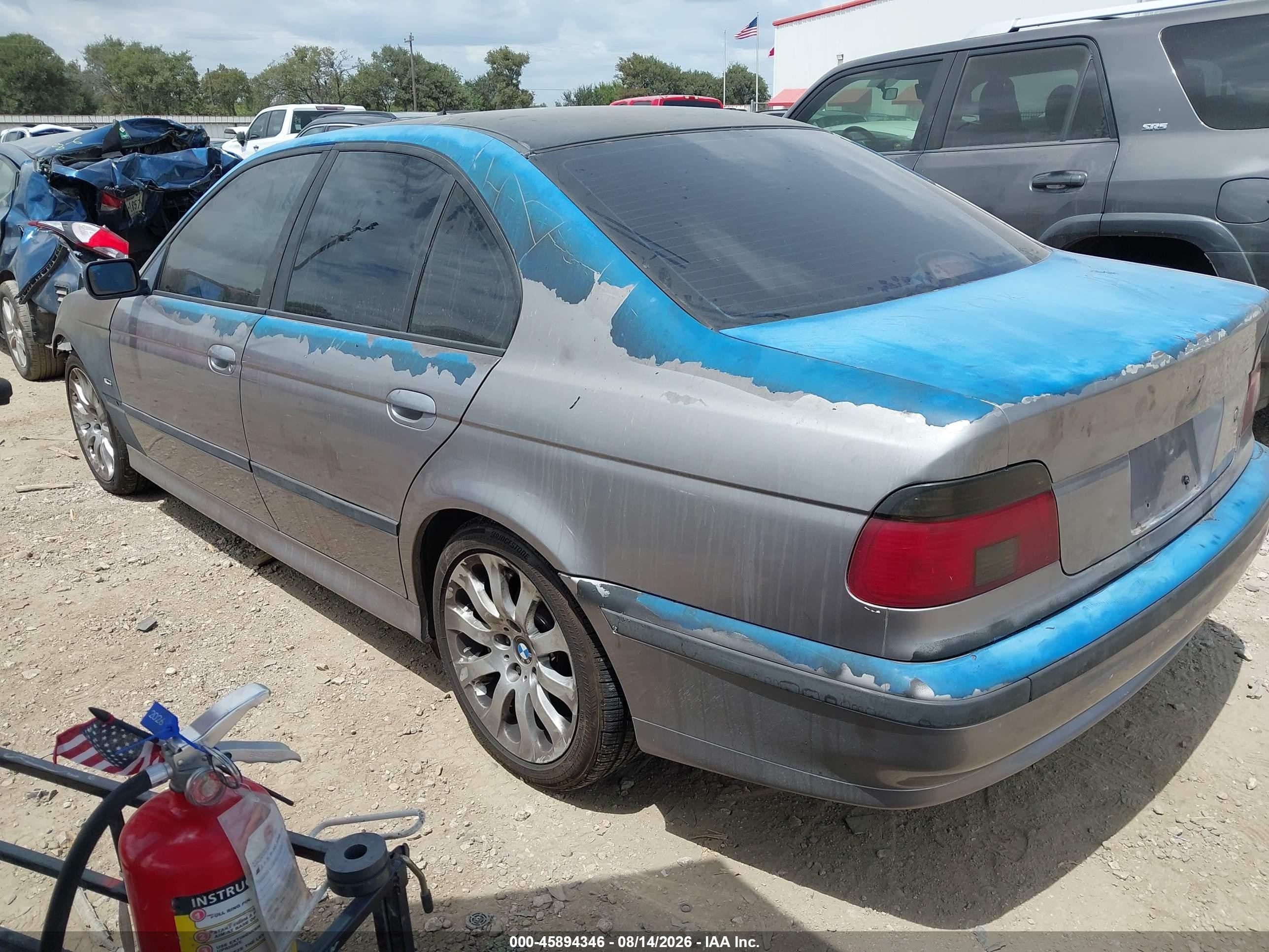 1998 Bmw 540i   Gray vin: WBADE5328WBV94389
