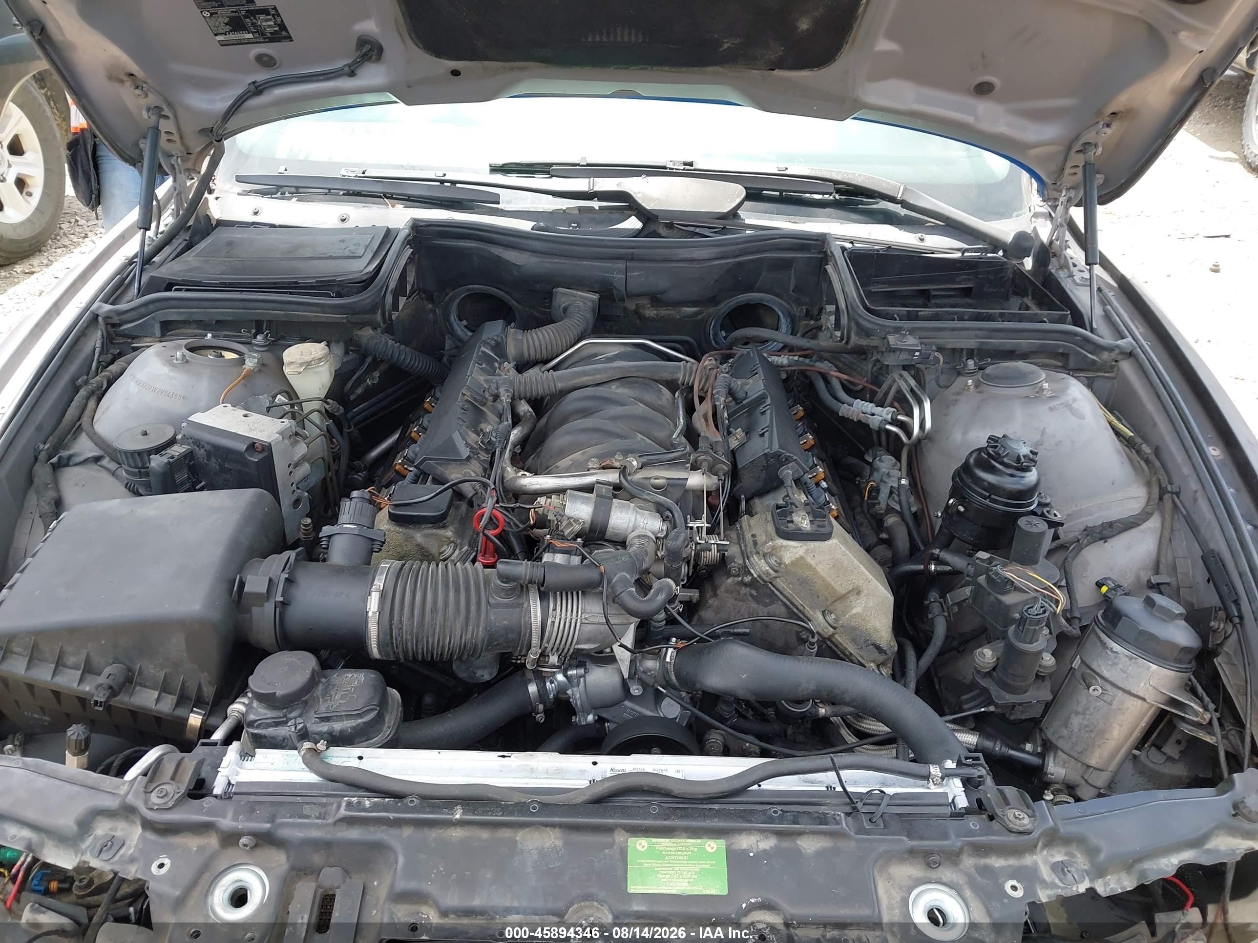 1998 Bmw 540i   Gray vin: WBADE5328WBV94389