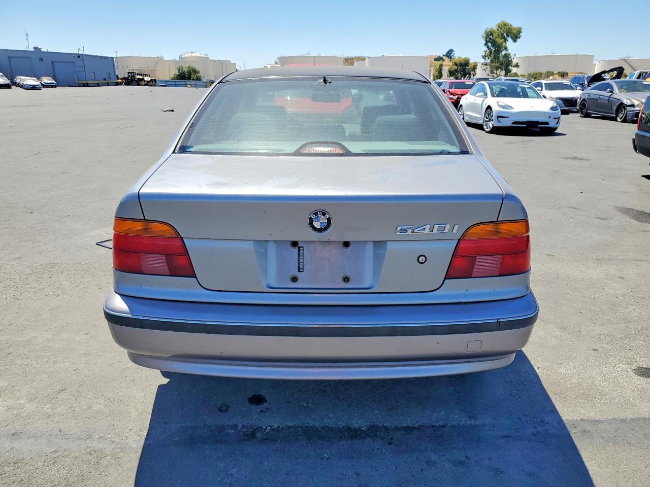 1998 Bmw 540 I Automatic Gray vin: WBADE6321WBW58617
