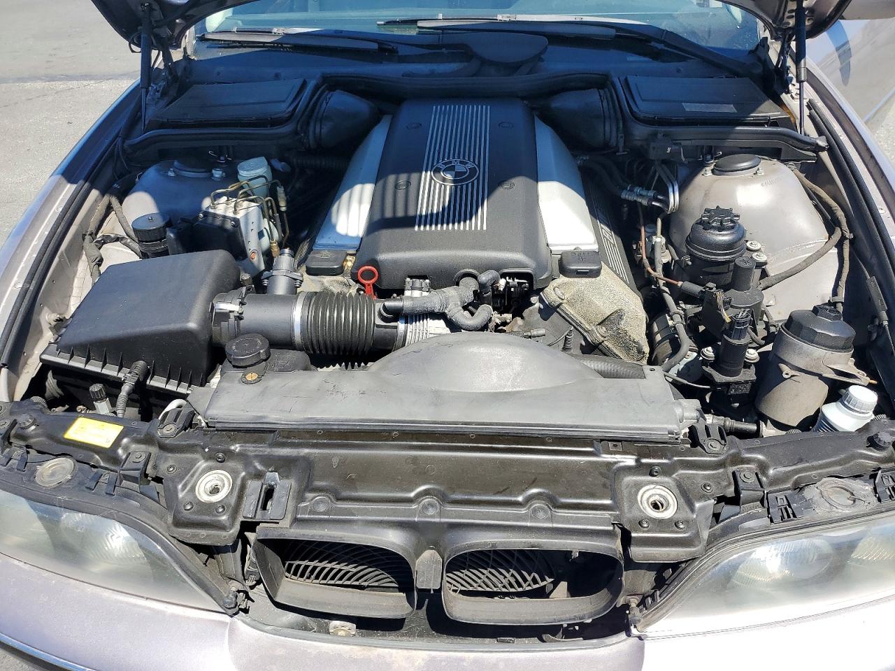 1998 Bmw 540 I Automatic Gray vin: WBADE6321WBW58617