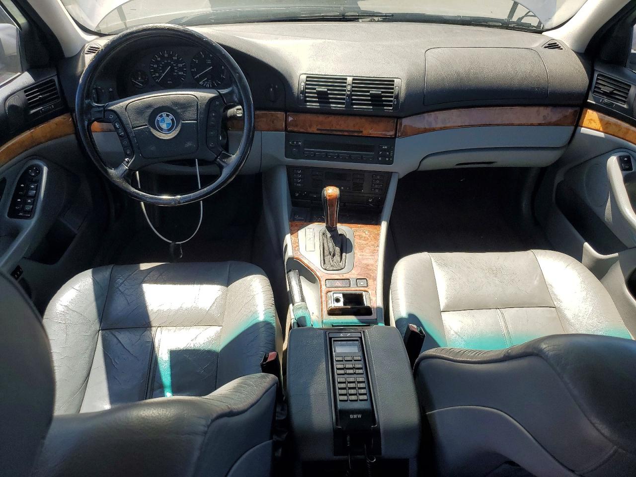 1998 Bmw 540 I Automatic Gray vin: WBADE6321WBW58617