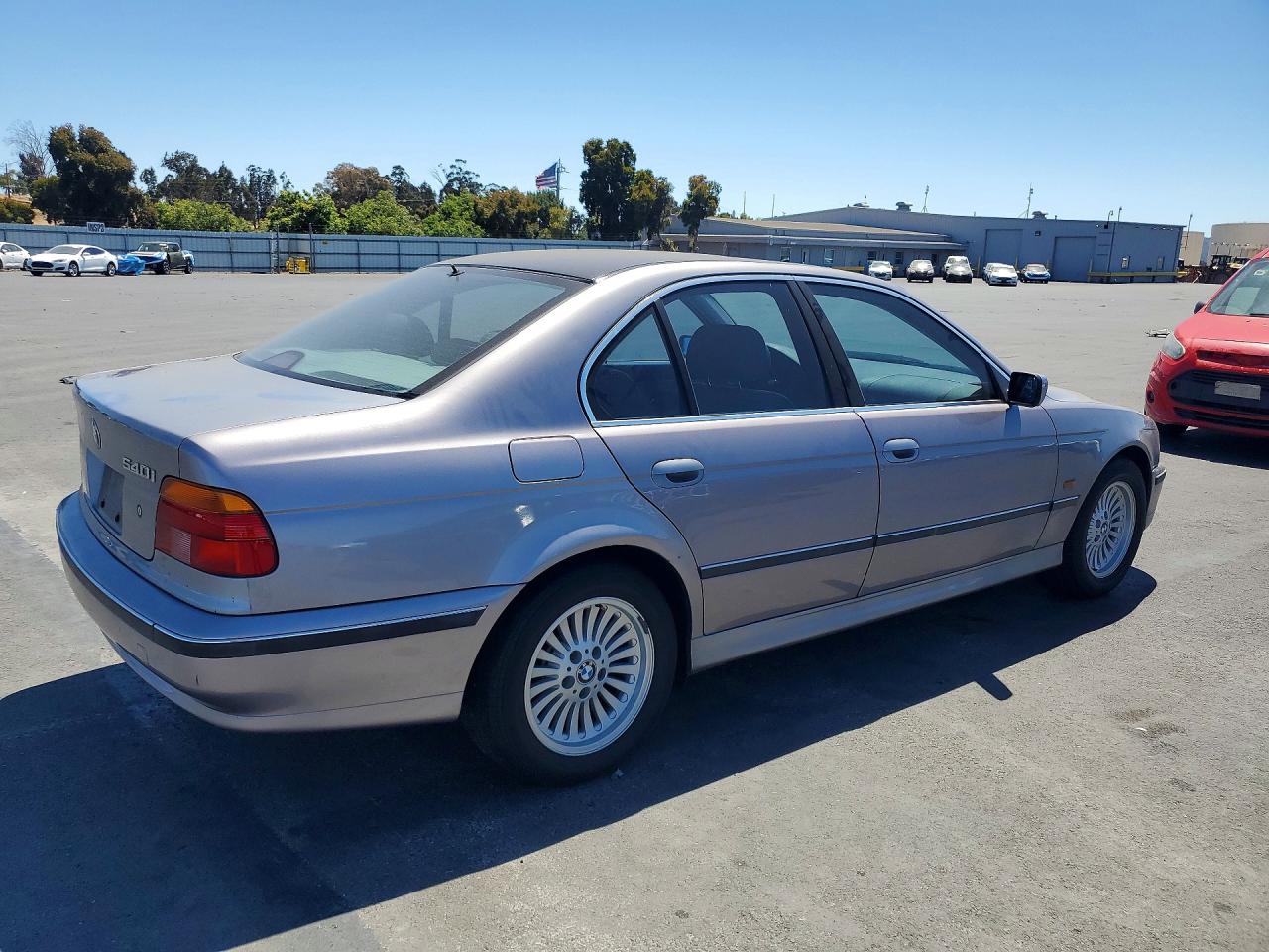 1998 Bmw 540 I Automatic Gray vin: WBADE6321WBW58617