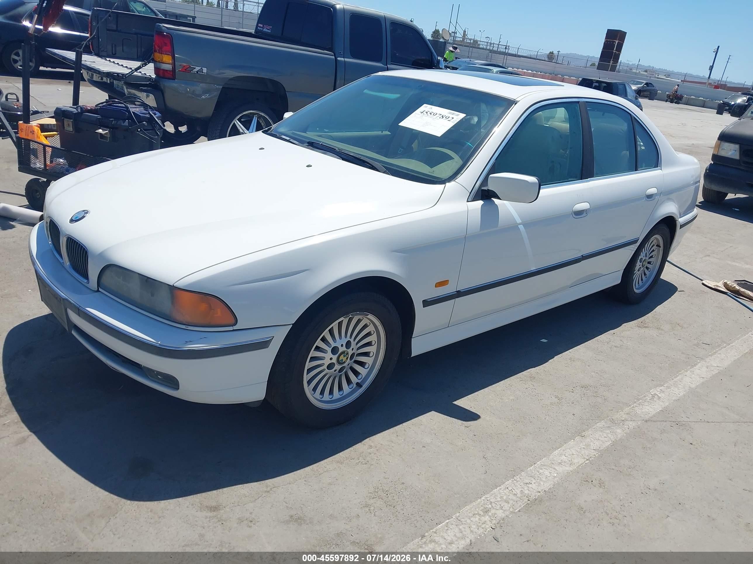 1998 Bmw 540ia   Белый vin: WBADE6325WBW61276