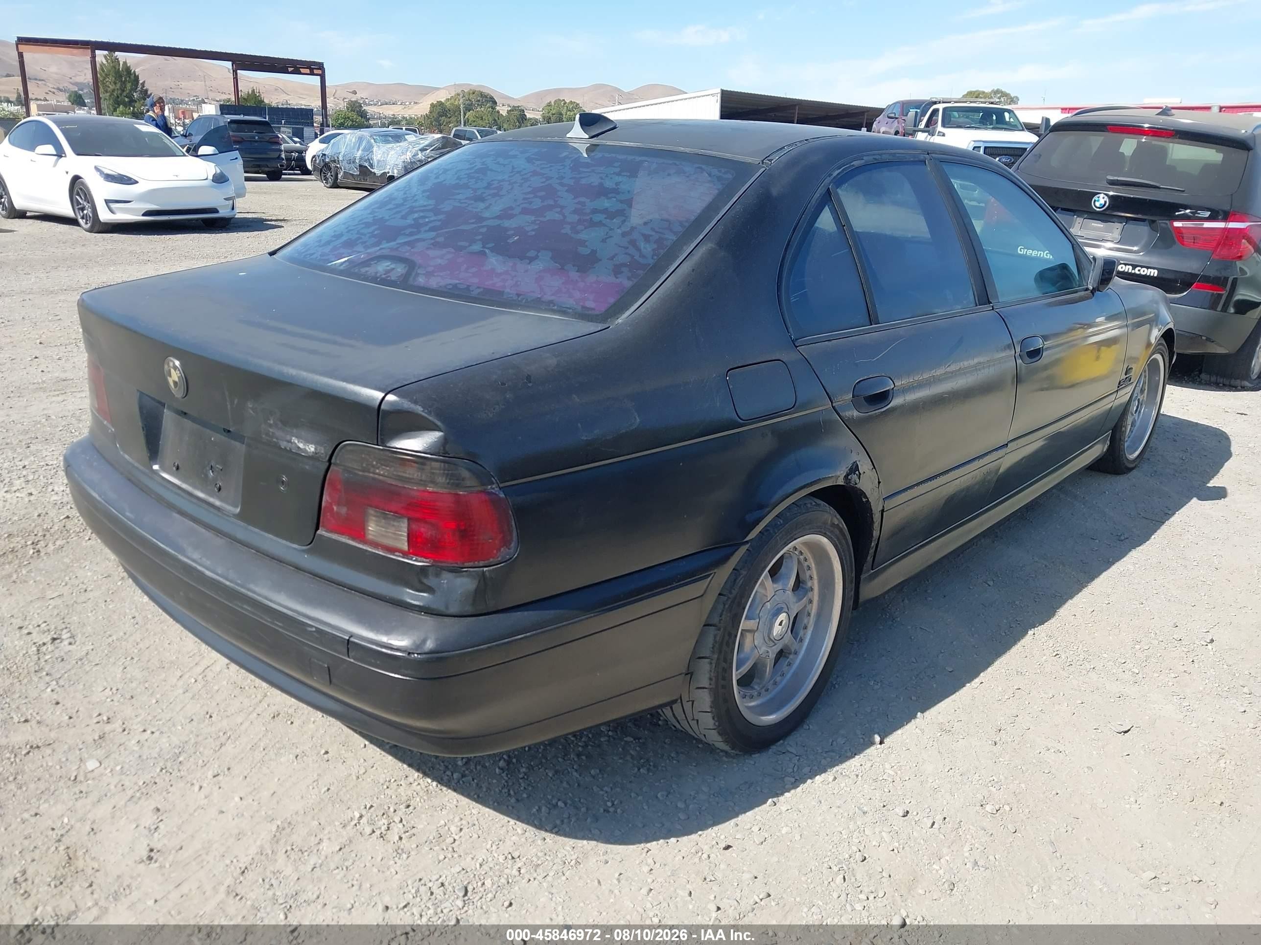 1998 Bmw 540ia   Black vin: WBADE6326WBW59469