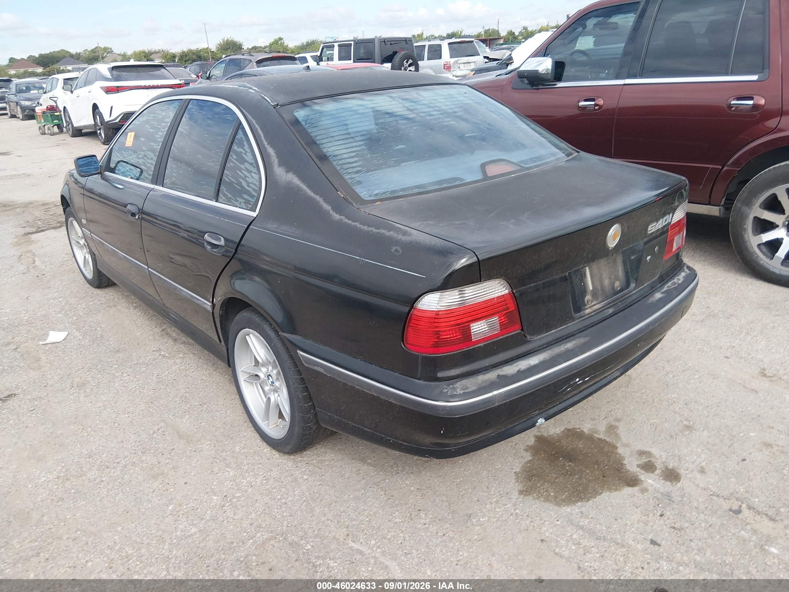 1997 Bmw 540ia   Черный vin: WBADE6328VBW57172