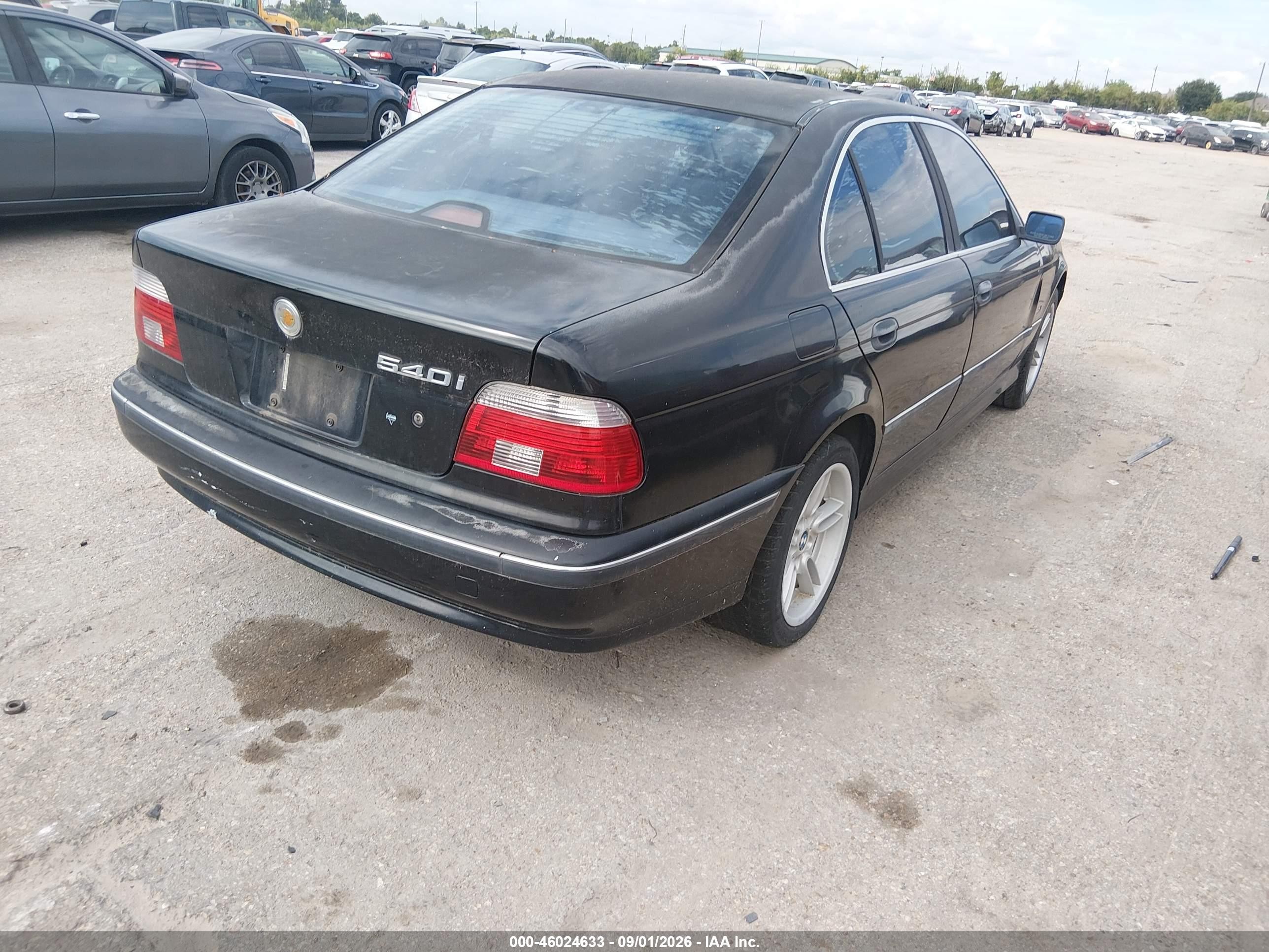 1997 Bmw 540ia   Черный vin: WBADE6328VBW57172