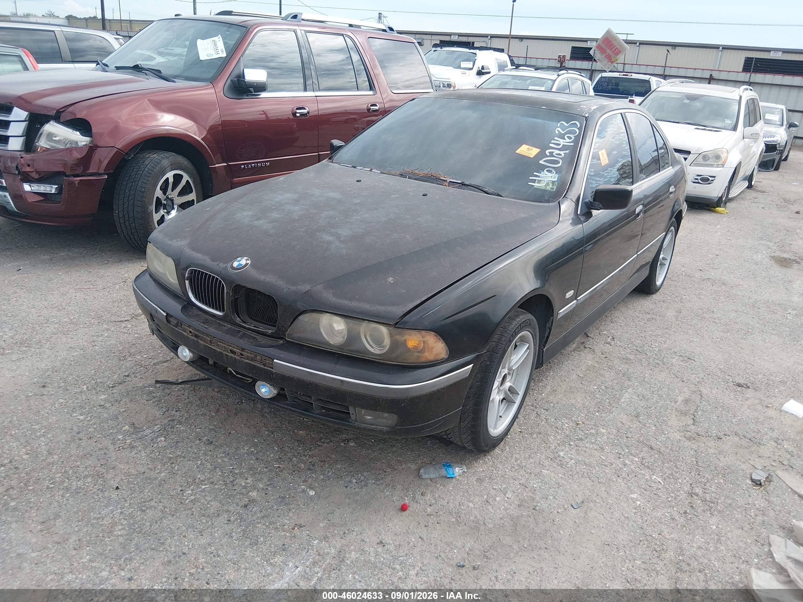 1997 Bmw 540ia   Черный vin: WBADE6328VBW57172