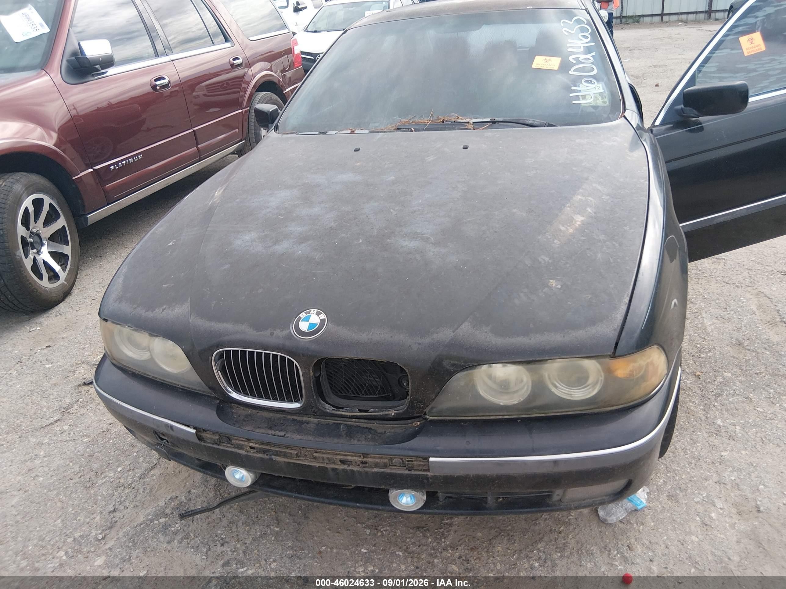 1997 Bmw 540ia   Черный vin: WBADE6328VBW57172