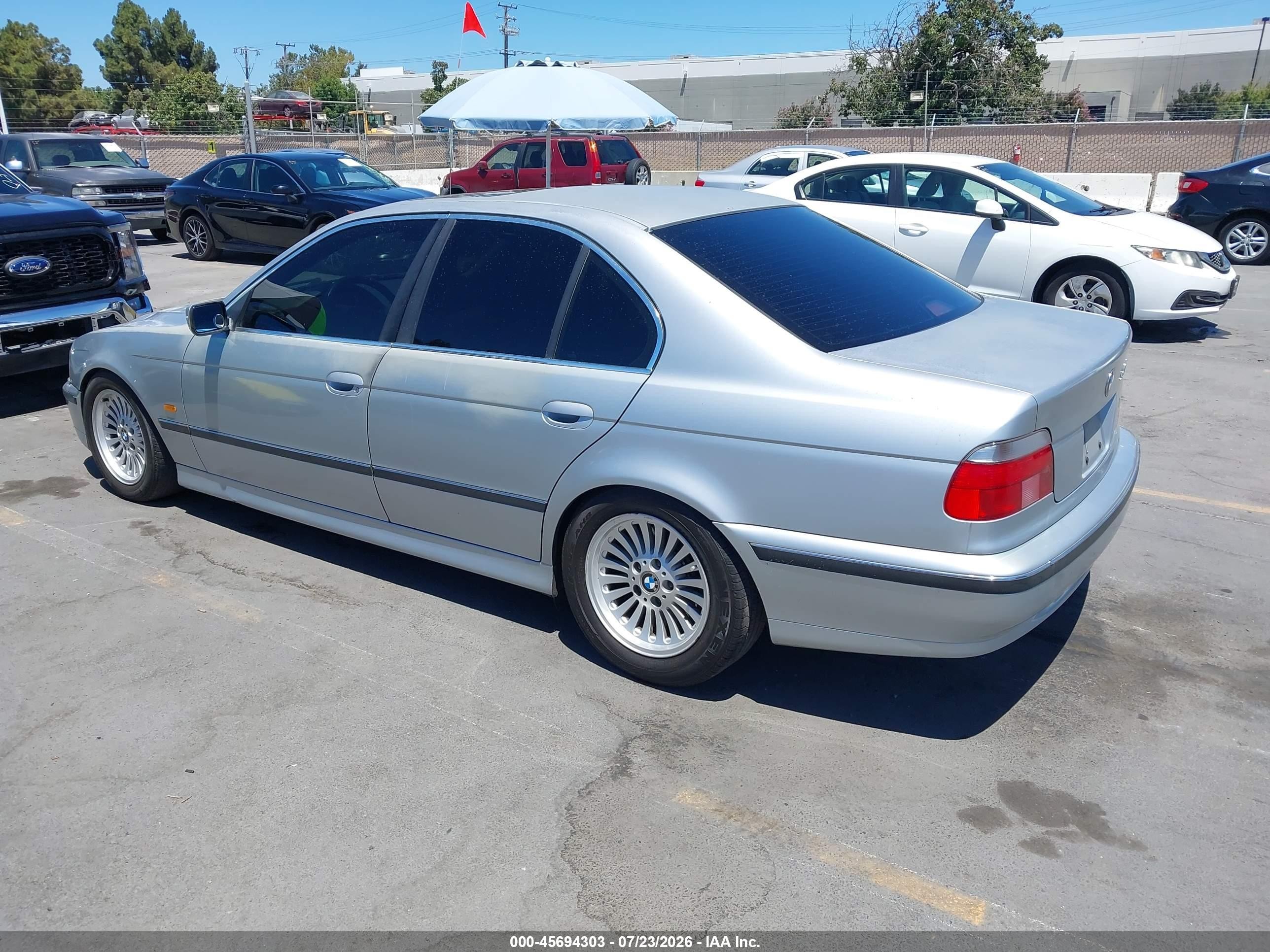 1998 Bmw 540ia   Gray vin: WBADE6329WBW58915