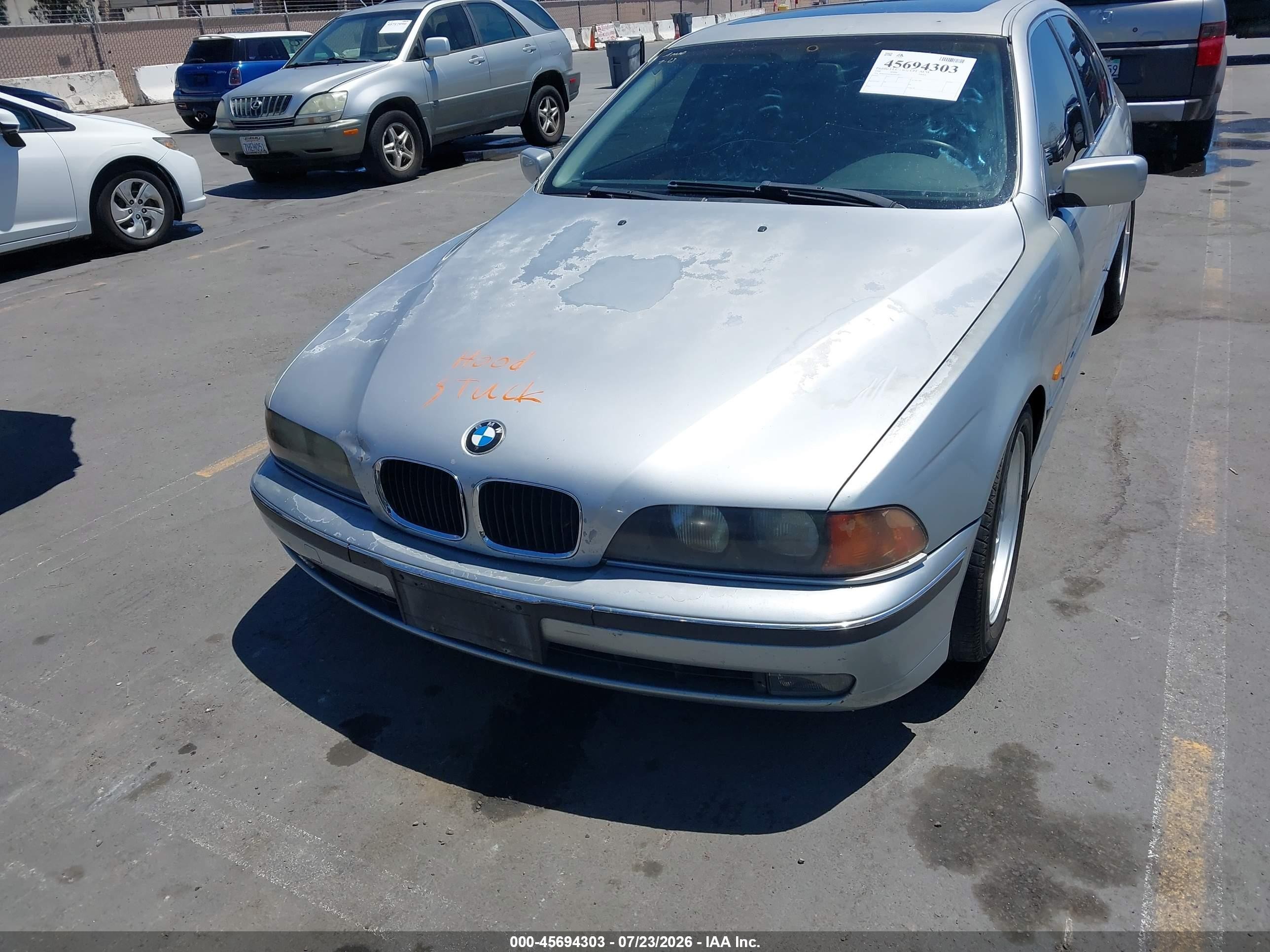 1998 Bmw 540ia   Gray vin: WBADE6329WBW58915