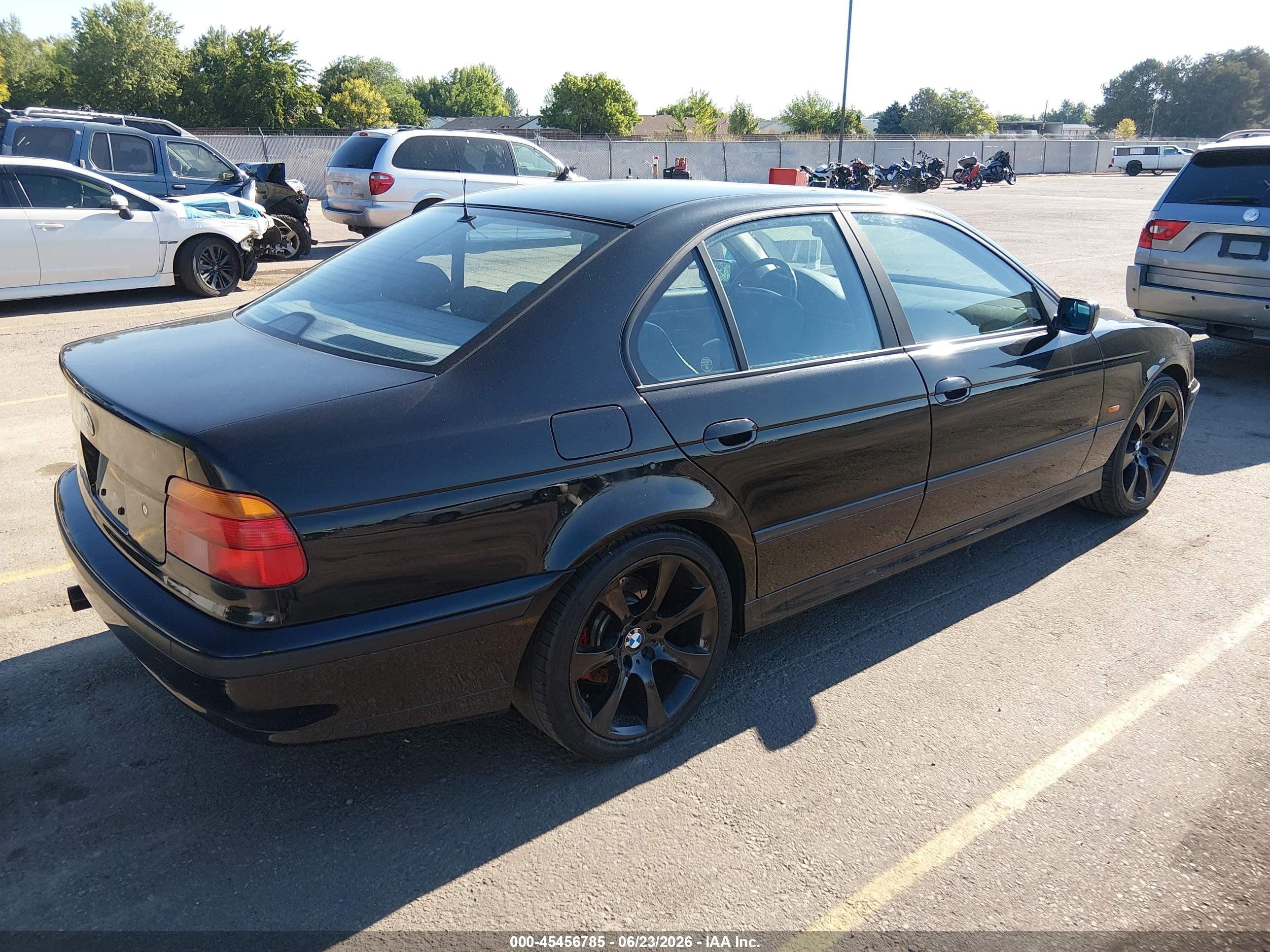 1998 Bmw 540ia   Black vin: WBADE6329WBW61927